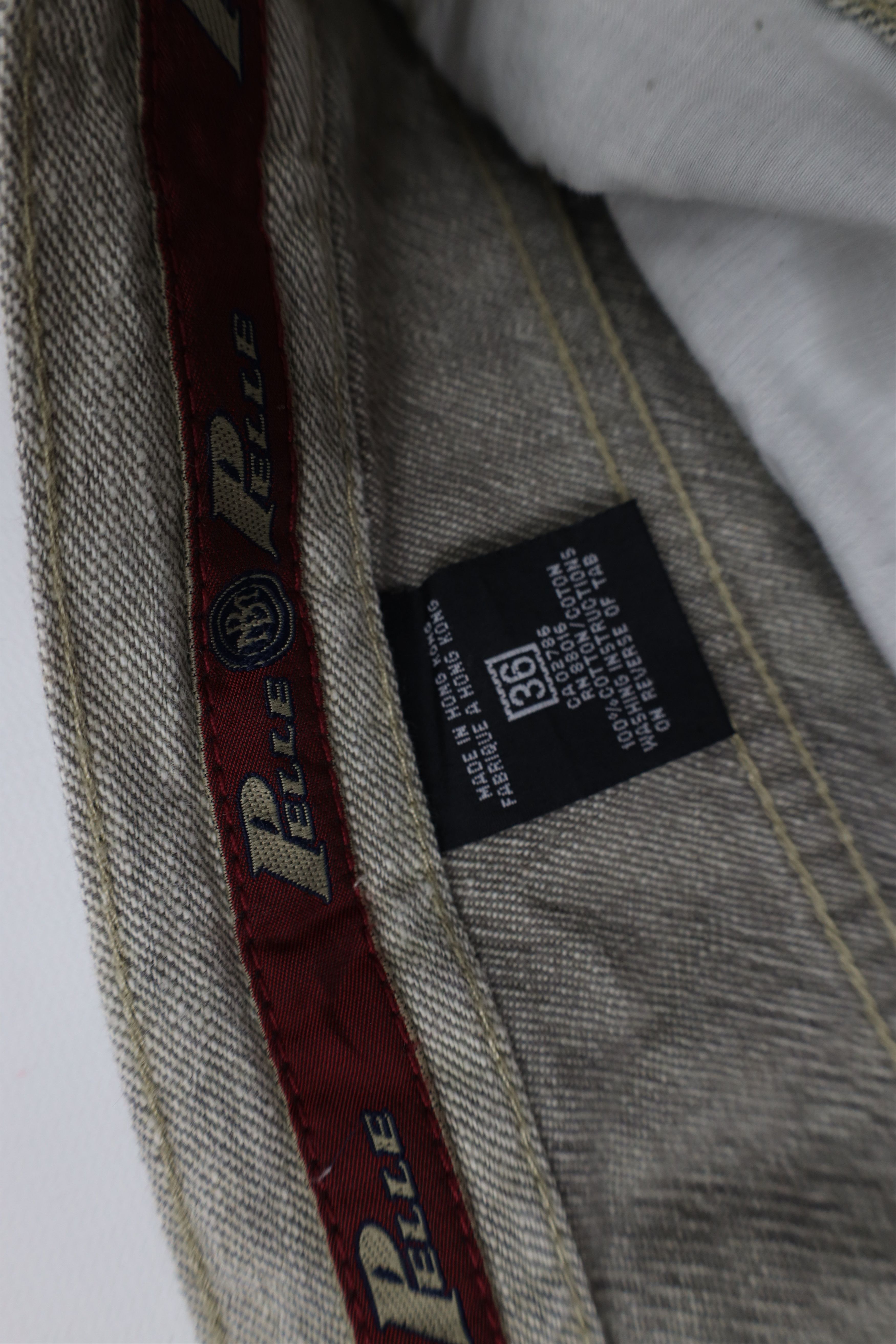 Pelle Pelle Deadstock Vintage 90s Pelle Pelle Wide Leg Jeans Linen Denim Size US 36 / EU 52 - 7 Thumbnail