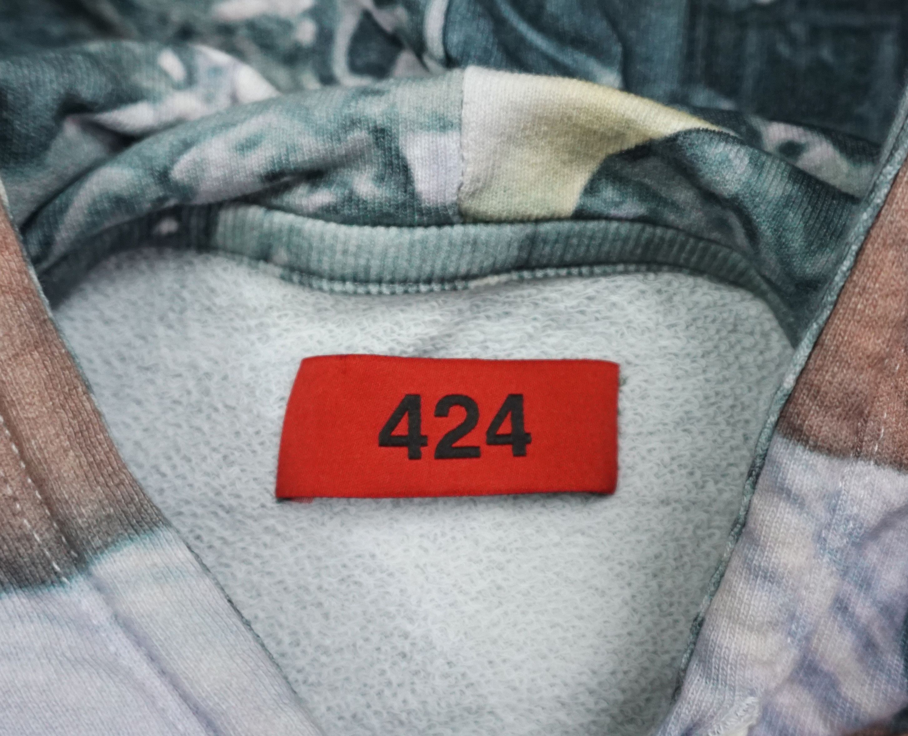424 × Vintage 424 American Flag Cotton Hoodie Size US L / EU 52-54 / 3 - 3 Thumbnail