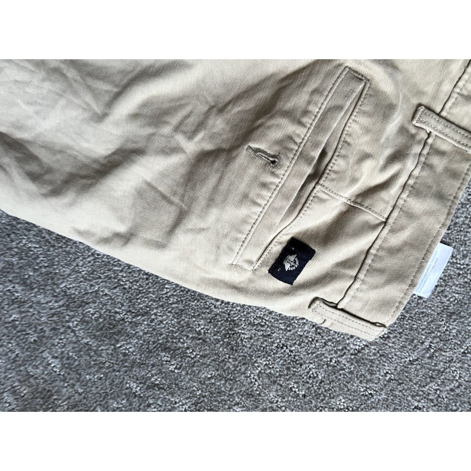 Dockers DOCKERS Pants Adult 36x30 Beige Straight Fit Zip Slash Pockets Mens Size US 36 / EU 52 - 4 Thumbnail