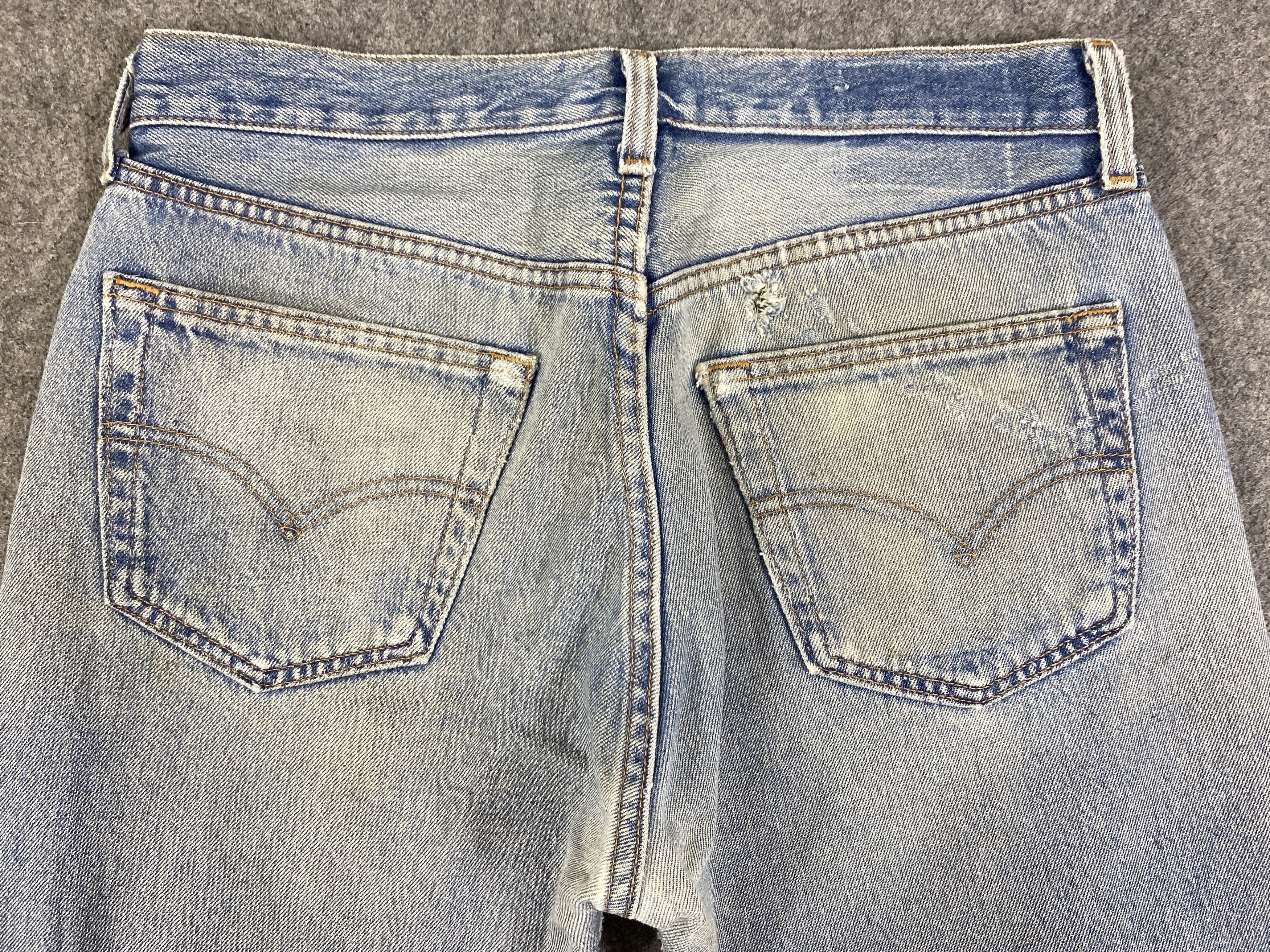 Japanese Brand Faded Blue Vintage Levis 501 USA Jeans 31x32 - JN3185 Size US 31 - 3 Thumbnail