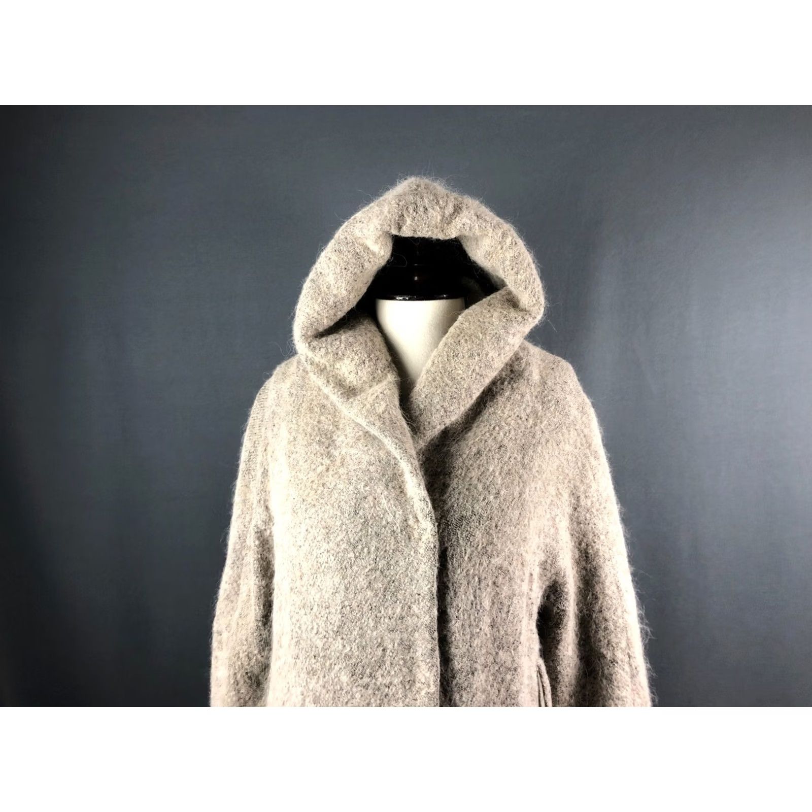 Cop Copine Cop-Copine Coat Wool Beige Women Size 38 Hooded Short New Size 26" / US 2 / IT 38 - 5 Thumbnail