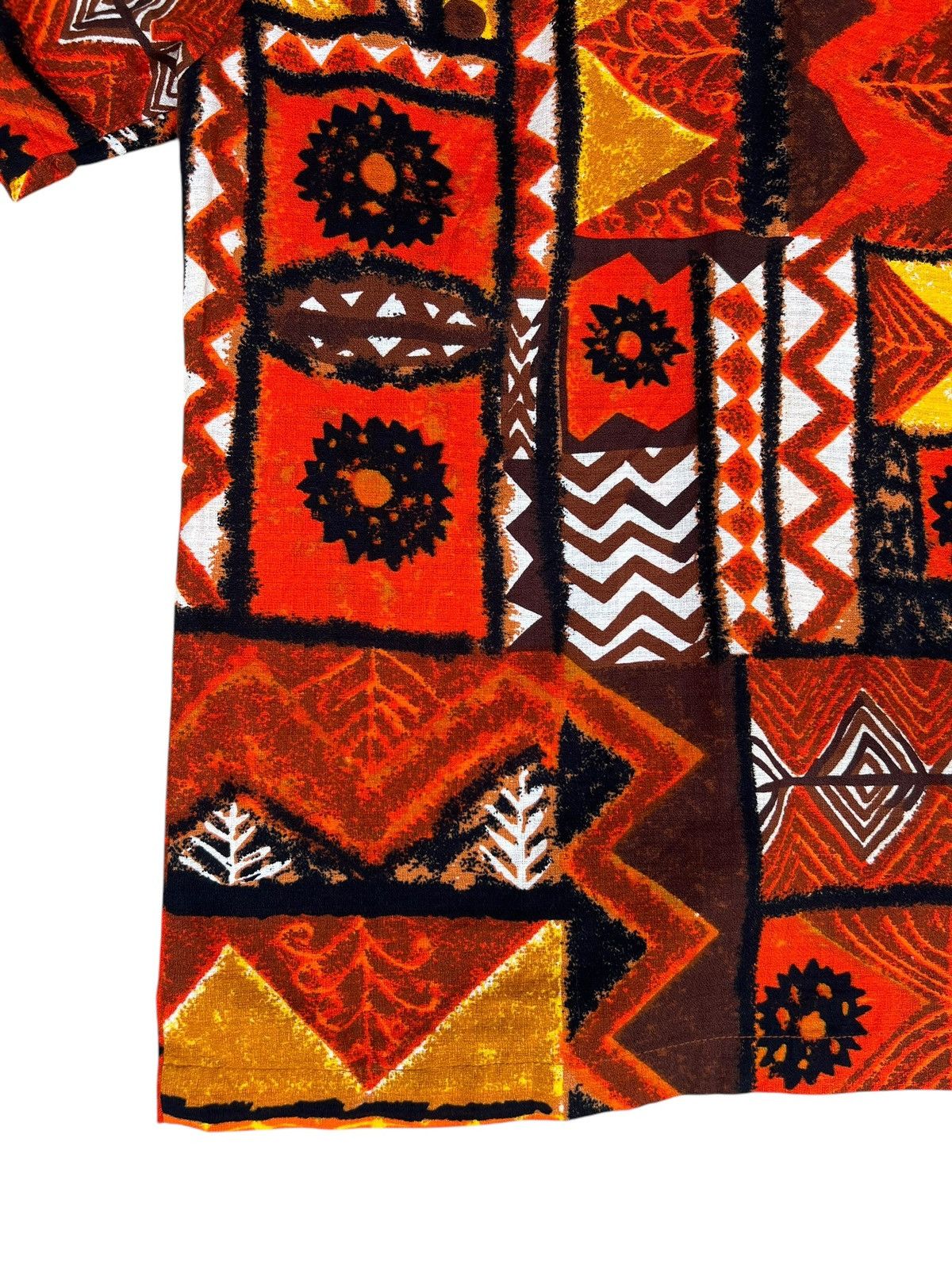 Vintage Vintage 60s 70s Royal Hawaiian Barkcloth Hawaii Shirt Size US M / EU 48-50 / 2 - 16 Thumbnail