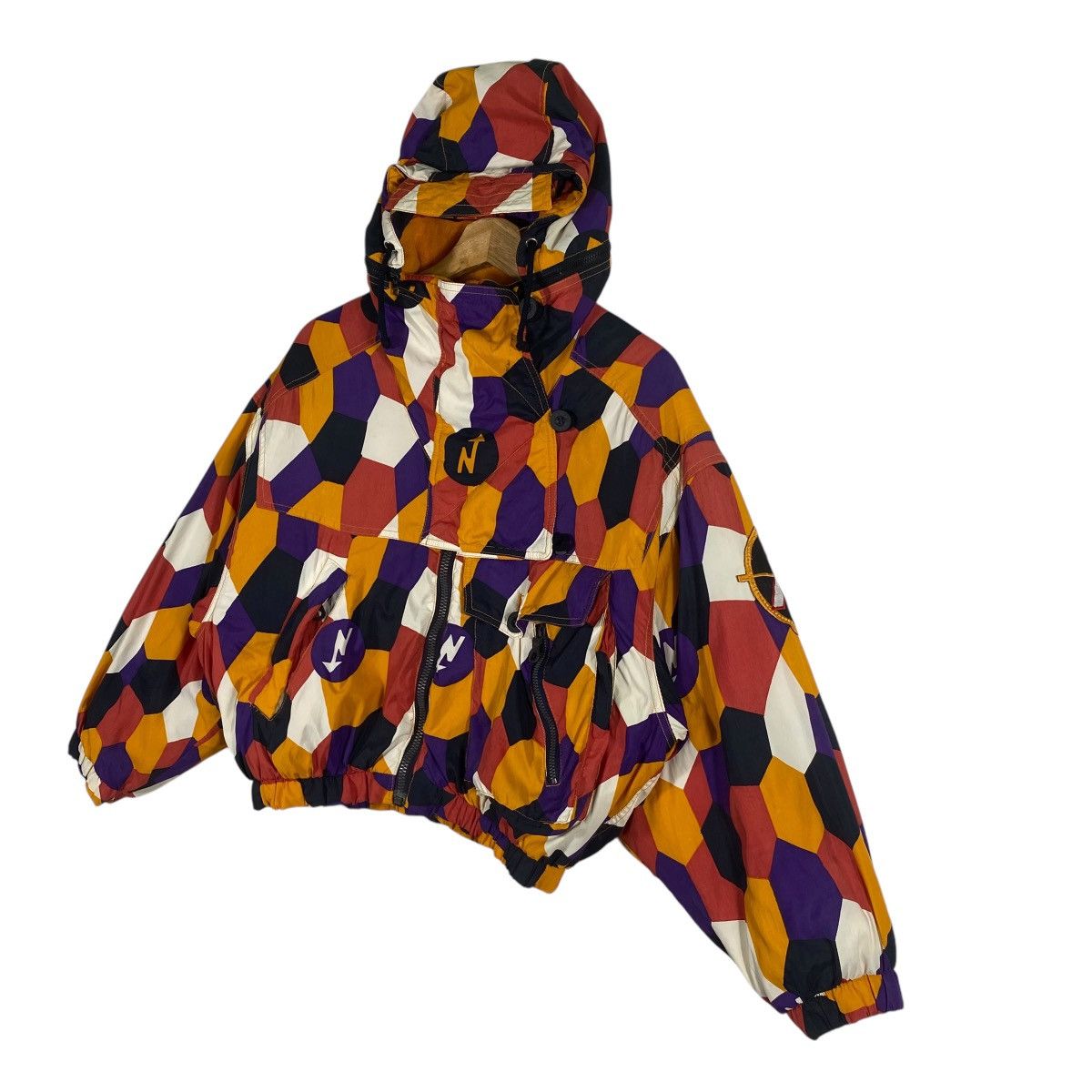 Vintage Vintage Nordica Hoodie Ski Crop Top Jacket Zipper M Size Size M / US 6-8 / IT 42-44 - 3 Thumbnail