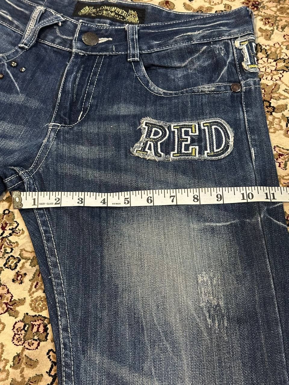 If Six Was Nine RED PEPPER Bootcut Flare Size US 30 / EU 46 - 5 Thumbnail