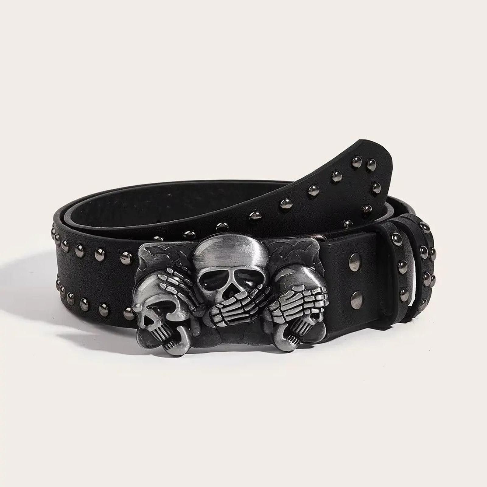 Other Skull Rivet Belts Size ONE SIZE - 1 Thumbnail