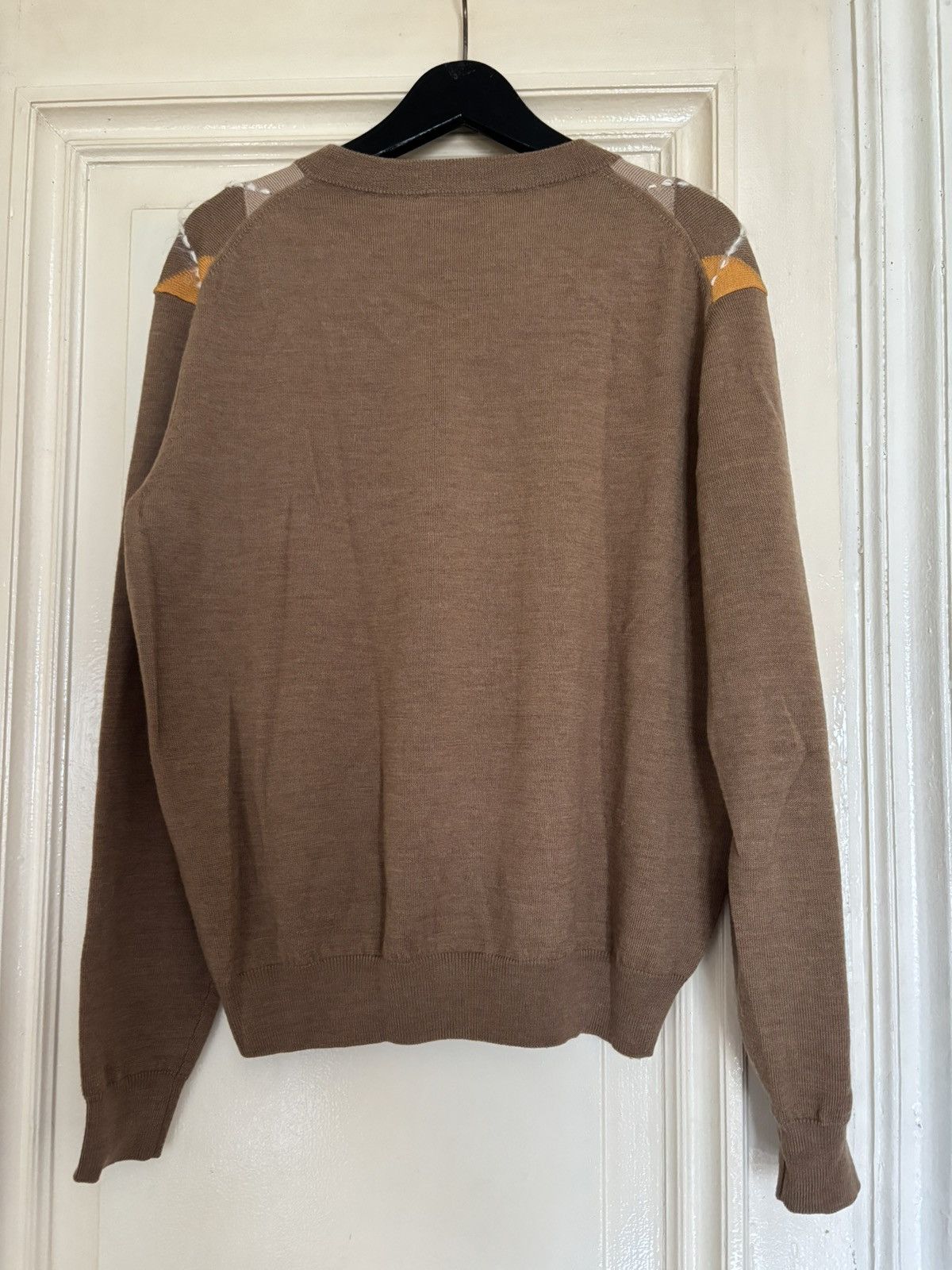Acne Studios Acne Studios Vinia Argyle Camel sweater Size XS / US 0-2 / IT 36-38 - 3 Thumbnail
