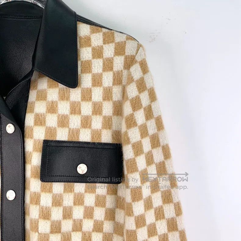 Louis Vuitton Louis Vuitton 24 colour block checkerboard wool lapel sing Size S / US 4 / IT 40 - 3 Thumbnail