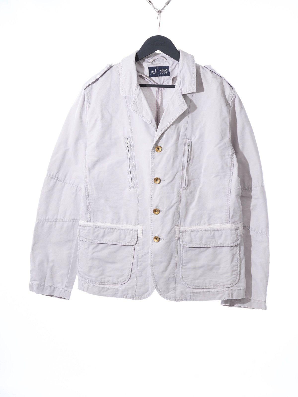 Armani AJ ARMANI JEANS Jacket Blazer Coat sz Size US L / EU 52-54 / 3 - 1 Thumbnail