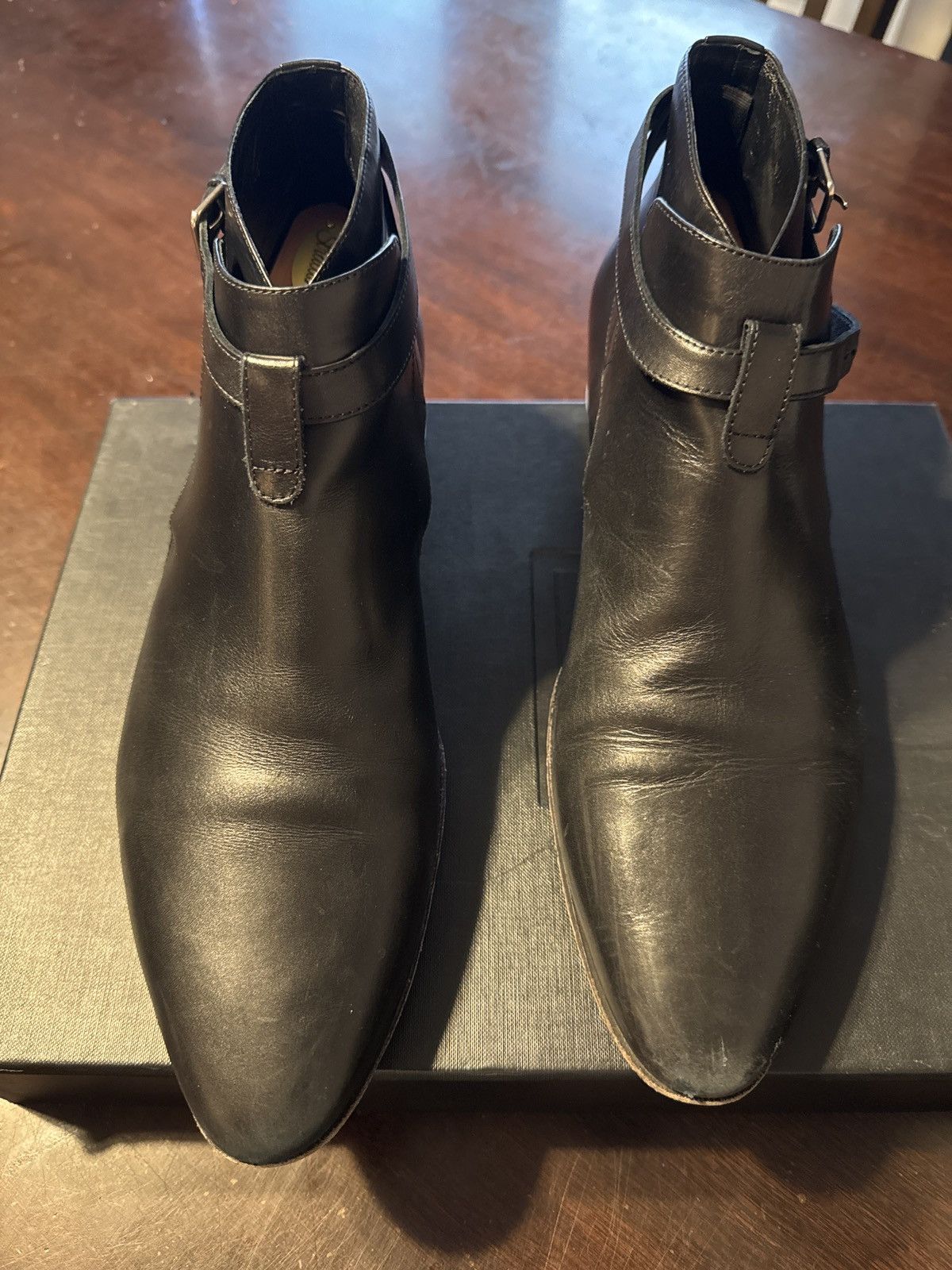 Saint Laurent Paris Saint Laurent Jodphur Black Mid Noir Size US 11.5 / EU 44-45 - 8 Thumbnail