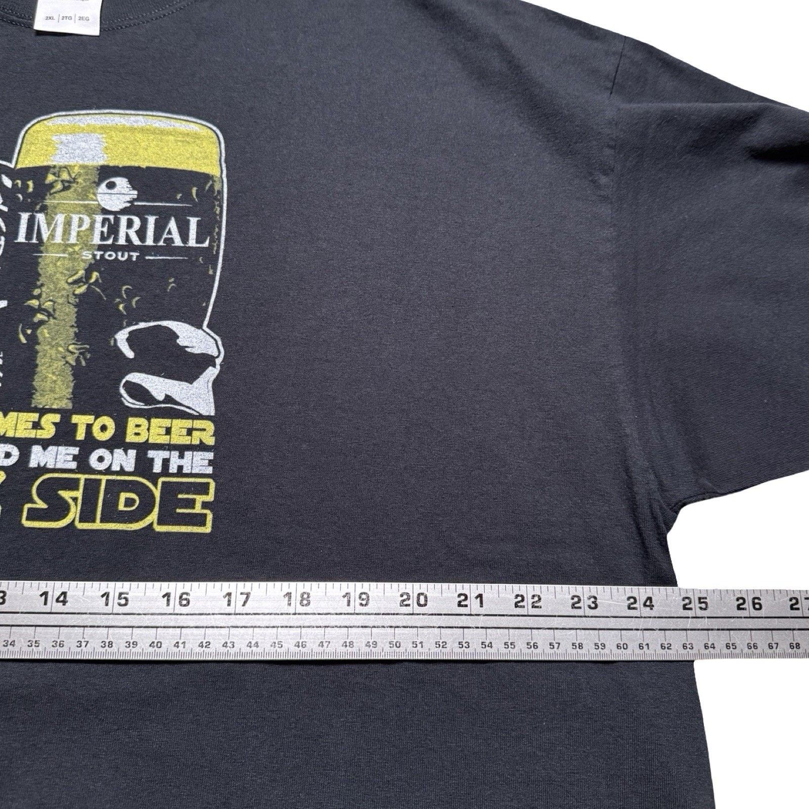 Star Wars Y2K Star Wars Join The Dark Side Imperial Beer T Shirt 2 XL Size US XXL / EU 58 / 5 - 4 Thumbnail