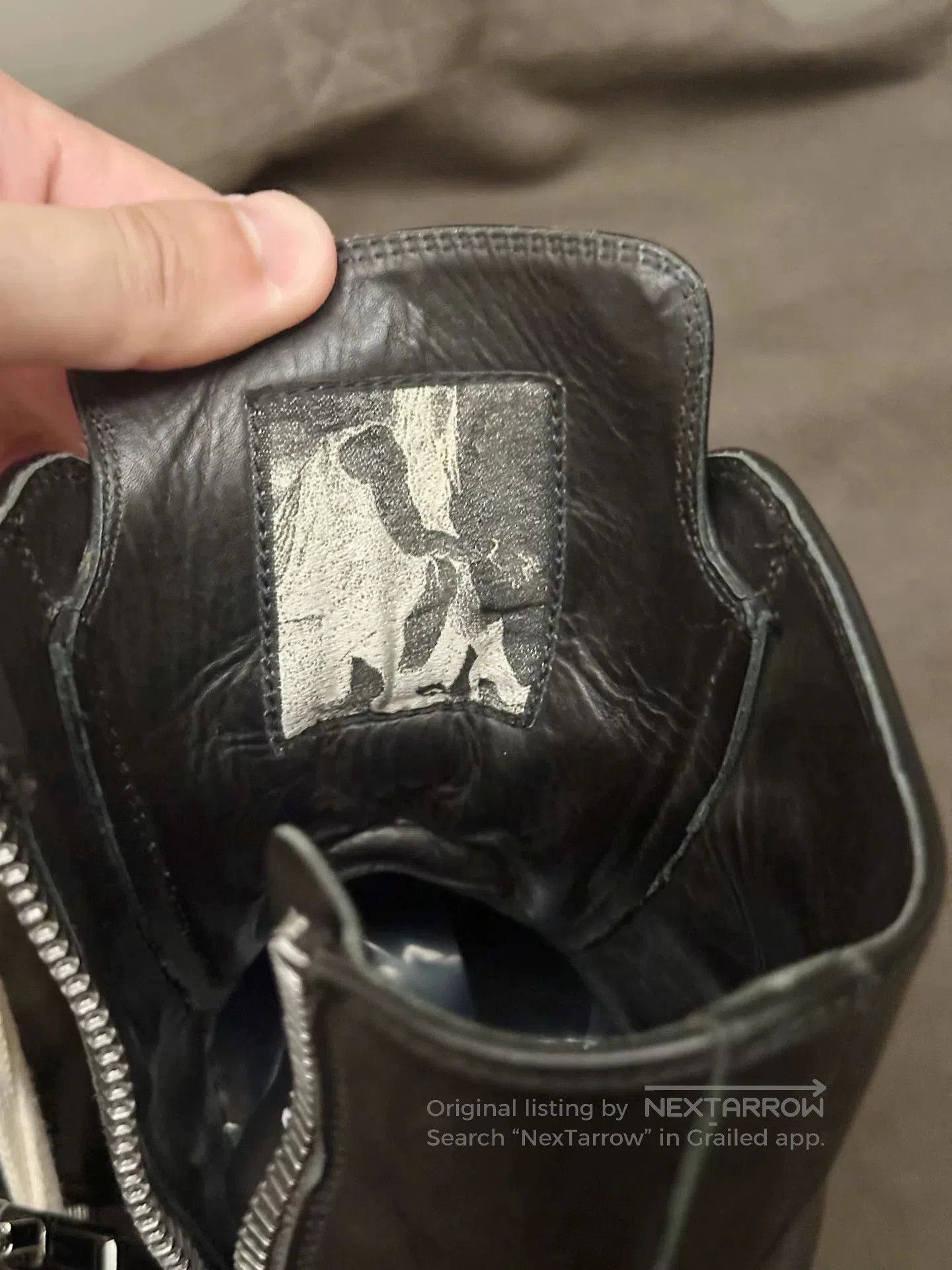 Rick Owens Rick Owens x Converse Leather High-Top. Size US 7 / EU 40 - 3 Thumbnail
