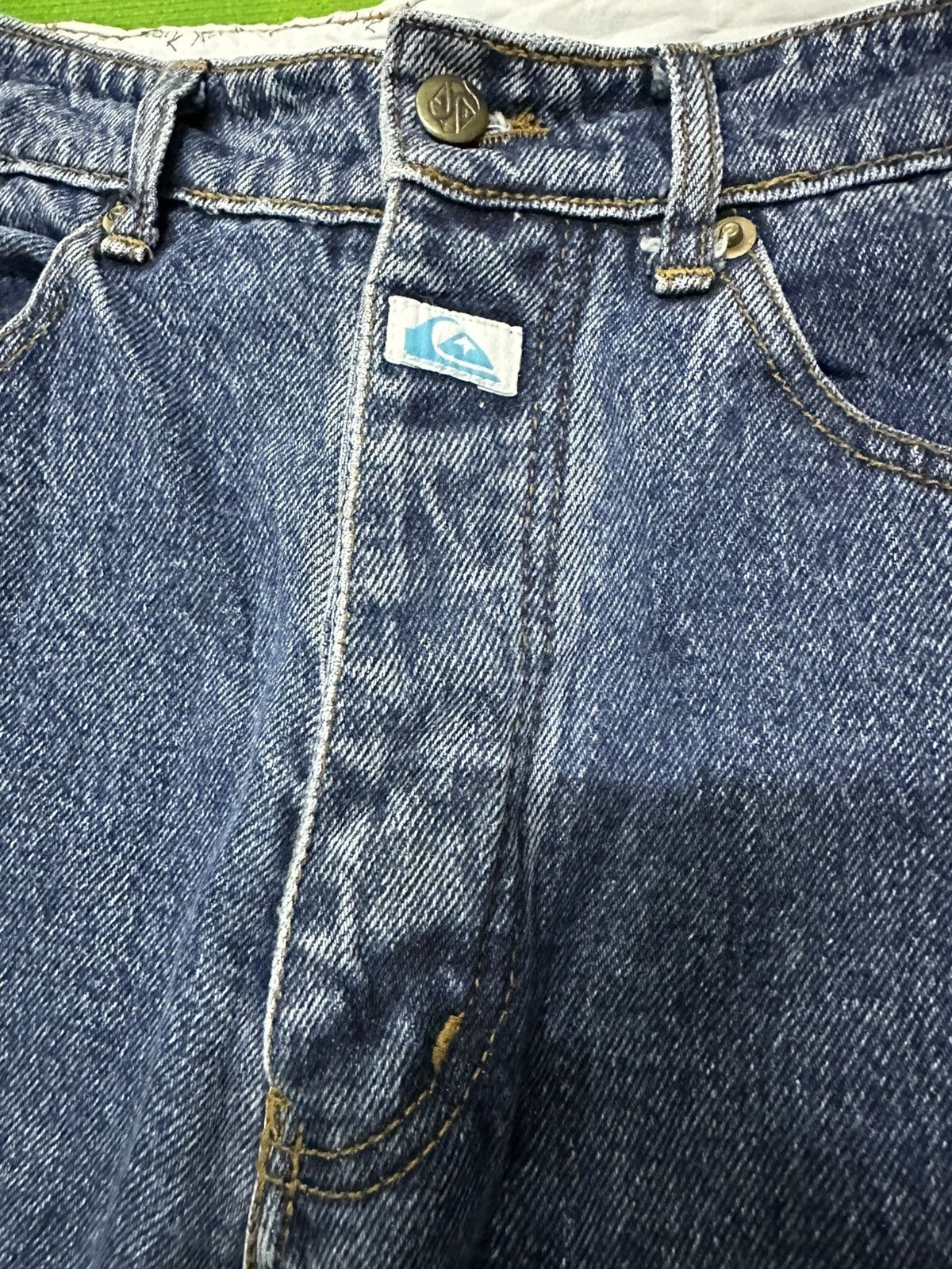 Quiksilver Vtg 90s Denim quilsilver button fly Size US 30 / EU 46 - 4 Thumbnail