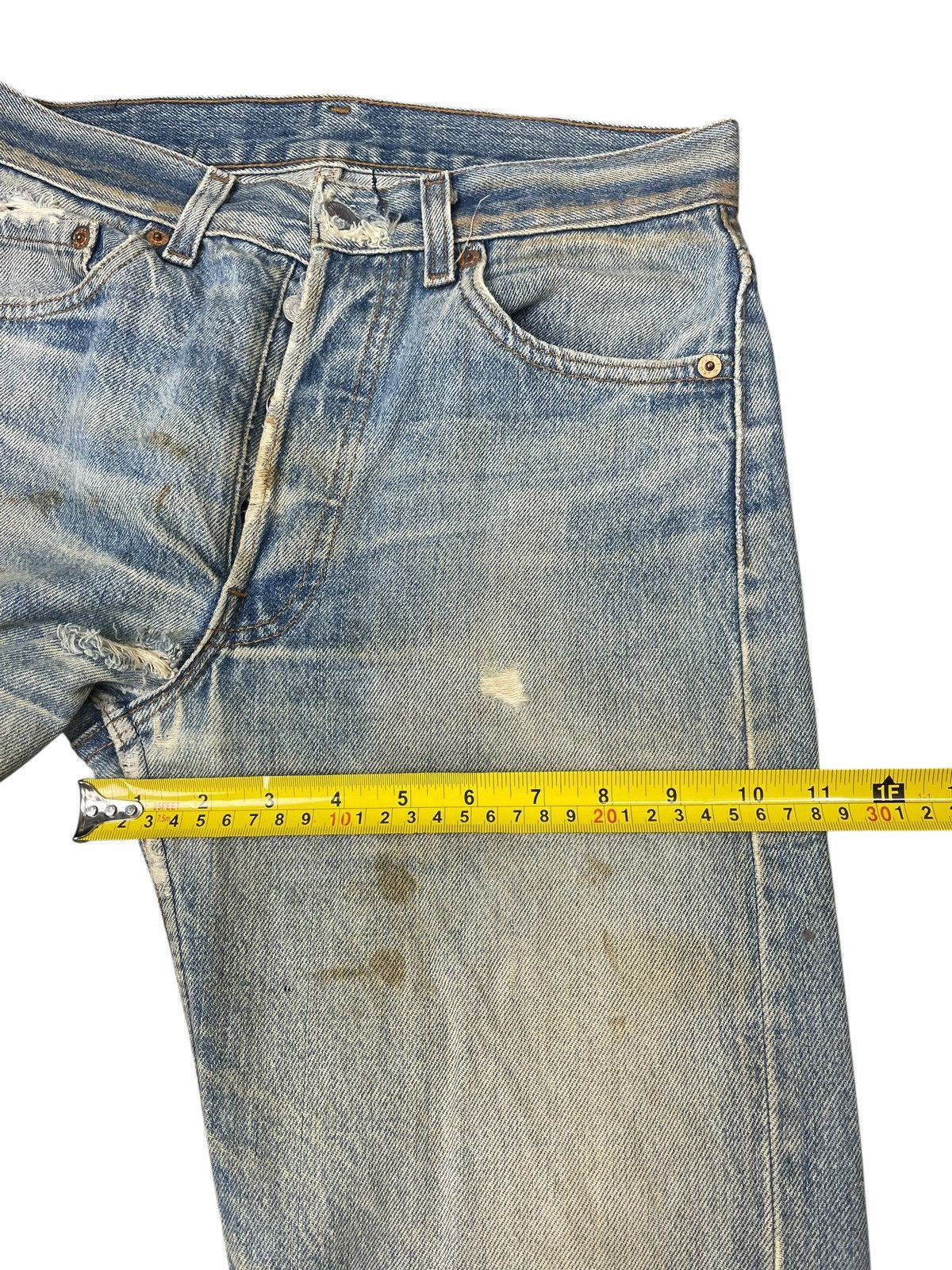 Levi's Vintage Levi’s 501 XX Distressed Jeans Straight Cut Size US 29 - 15 Thumbnail