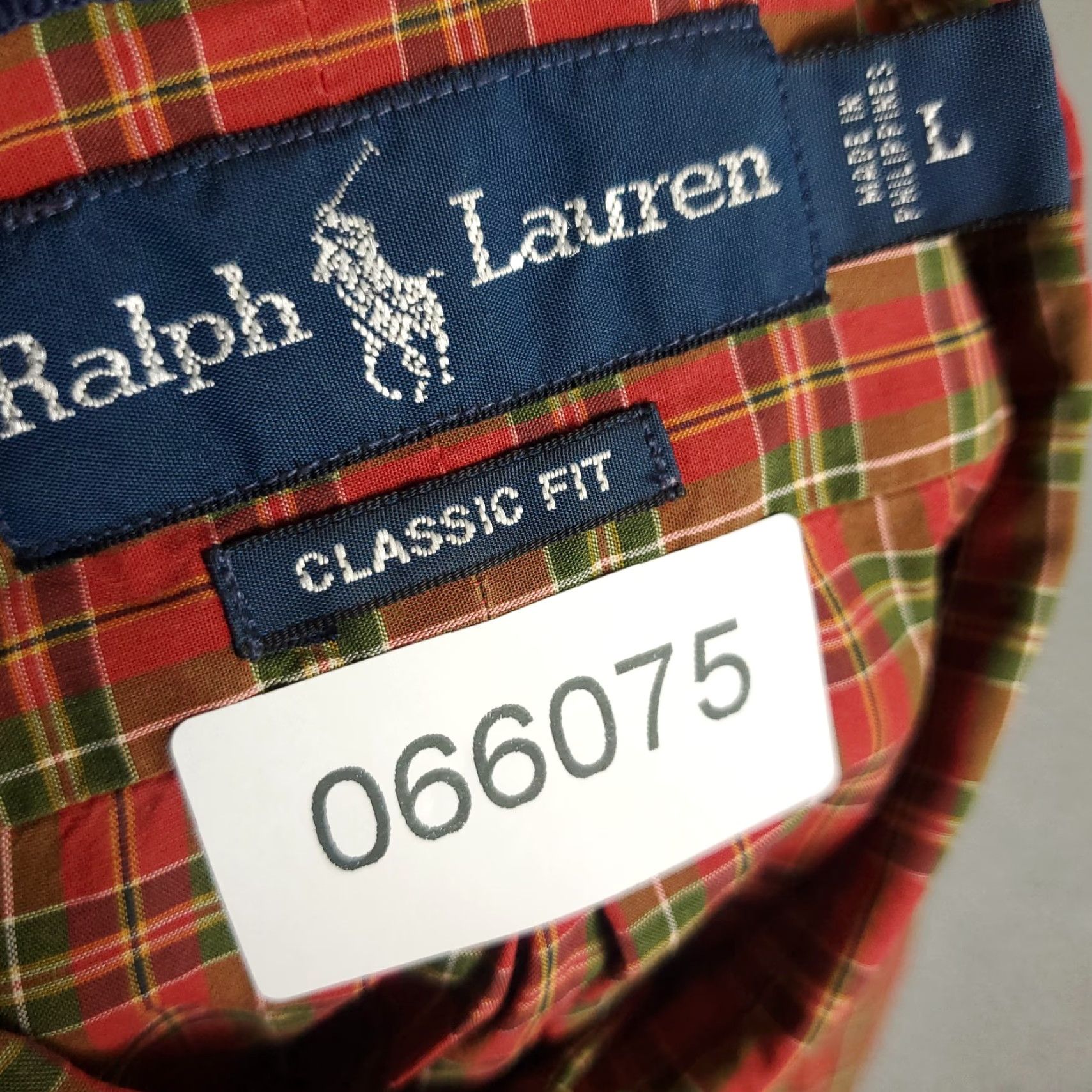 Ralph Lauren Ralph Lauren Shirt Mens Large Red Plaid Classic Fit Pony Button Up Long Sleeve Size US L / EU 52-54 / 3 - 8 Thumbnail