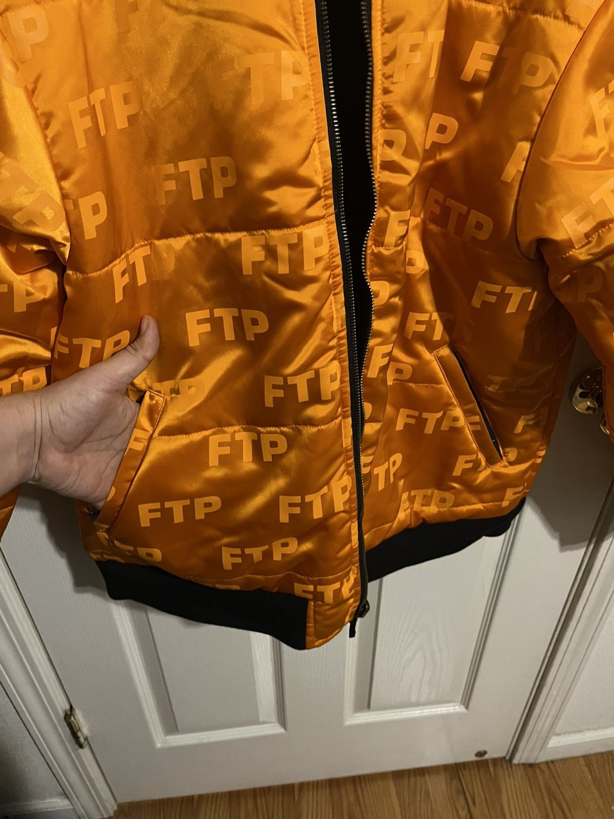 Fuck The Population FTP Reversible Bomber Size US L / EU 52-54 / 3 - 10 Thumbnail