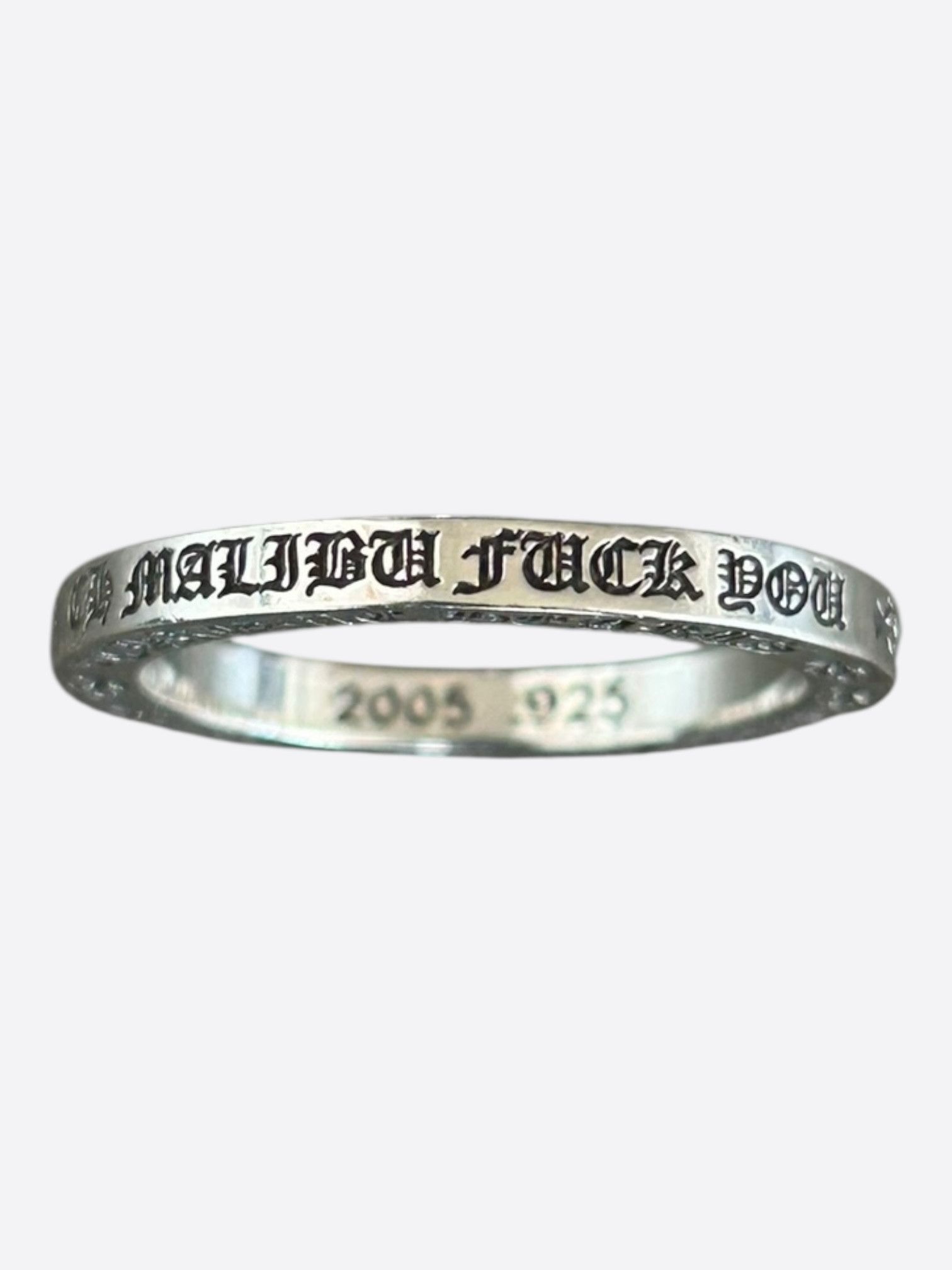 Chrome Hearts Chrome Hearts Silver Malibu Spacer Ring Size ONE SIZE - 1 Thumbnail