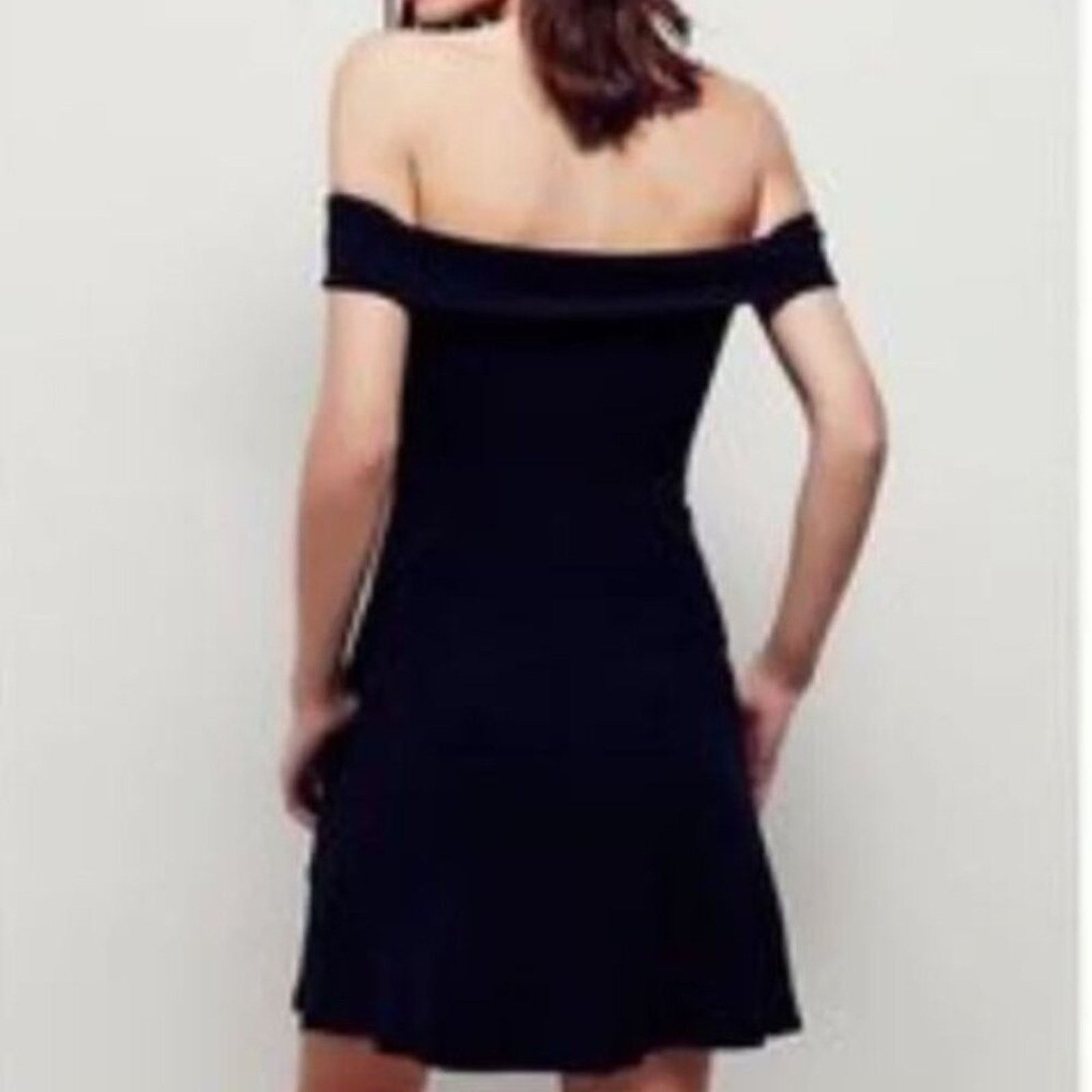 Free People Free People Beach Corrine Off the Shoulder Dress Black Small Size S / US 4 / IT 40 - 2 Thumbnail