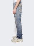 Givenchy o1mle0226 Denim Jeans In Rip And Repair in Blue Size US 38 / EU 54 - 4 Thumbnail