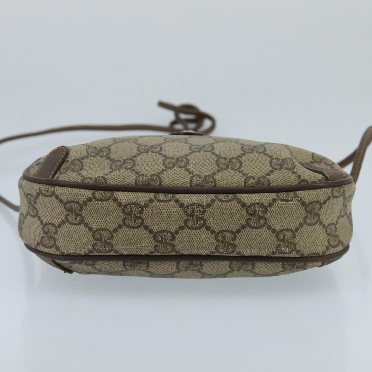 Gucci GUCCI GG Supreme Web Sherry Line Shoulder Bag Pvc Beige 89 Size ONE SIZE - 9 Thumbnail