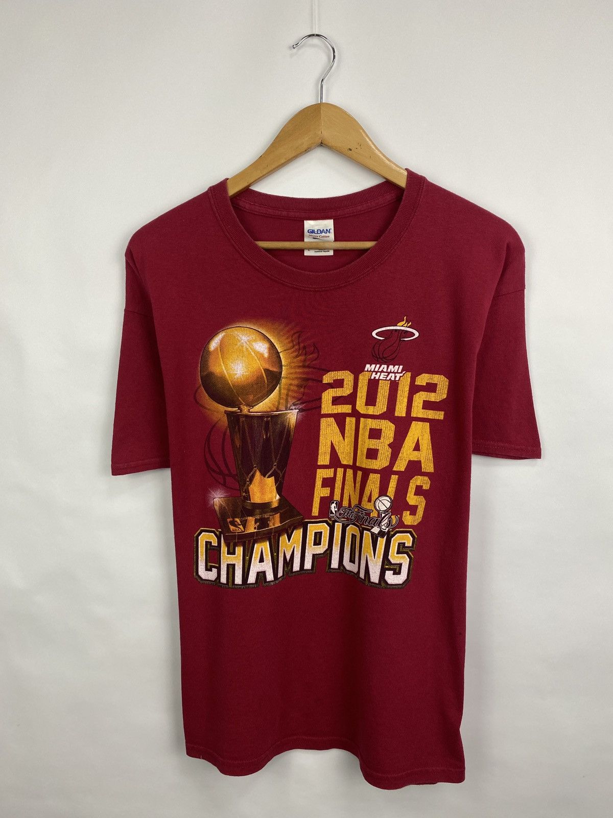 NBA 🇺🇸 Vintage 2012 Miami Heat NBA Finals Champions t-shirt rare Size US L / EU 52-54 / 3 - 3 Thumbnail