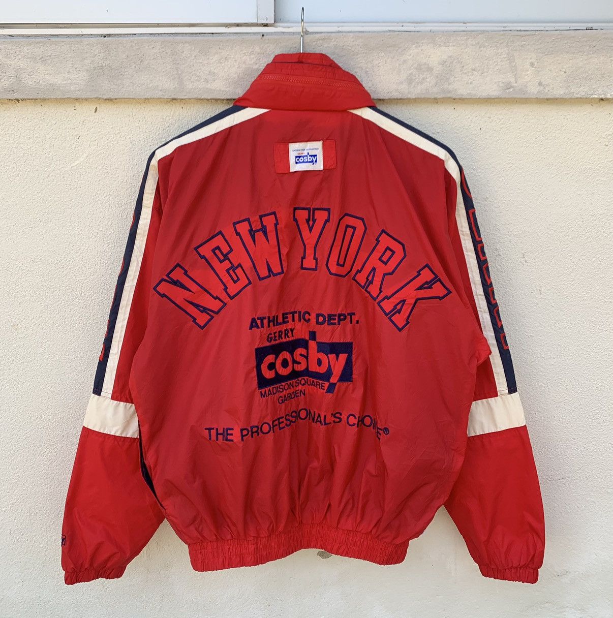 Japanese Brand Gerry Cosby New York Big Logo Jacket Size US L / EU 52-54 / 3 - 1 Thumbnail