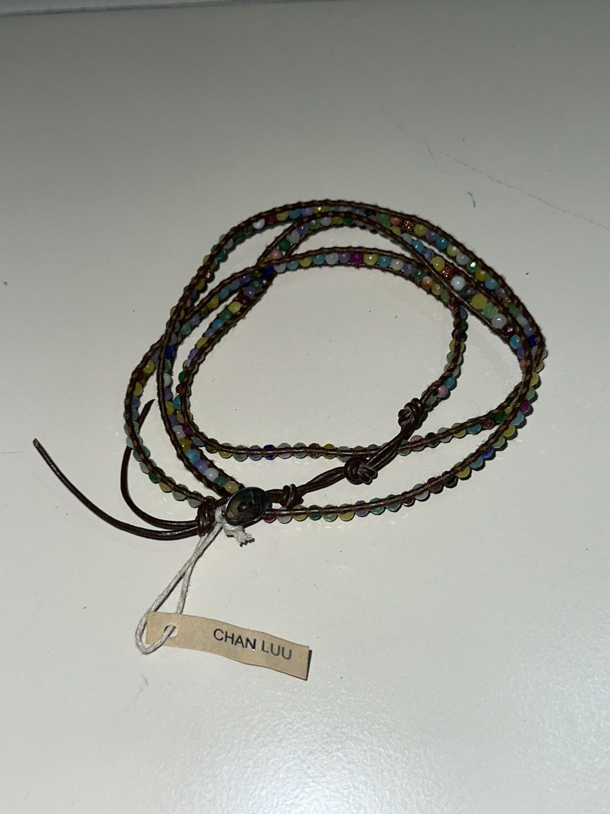 Chan Luu Chan Luu Sterling Silver 925 Buckle Leather Wrap Bracelet Size ONE SIZE - 3 Thumbnail