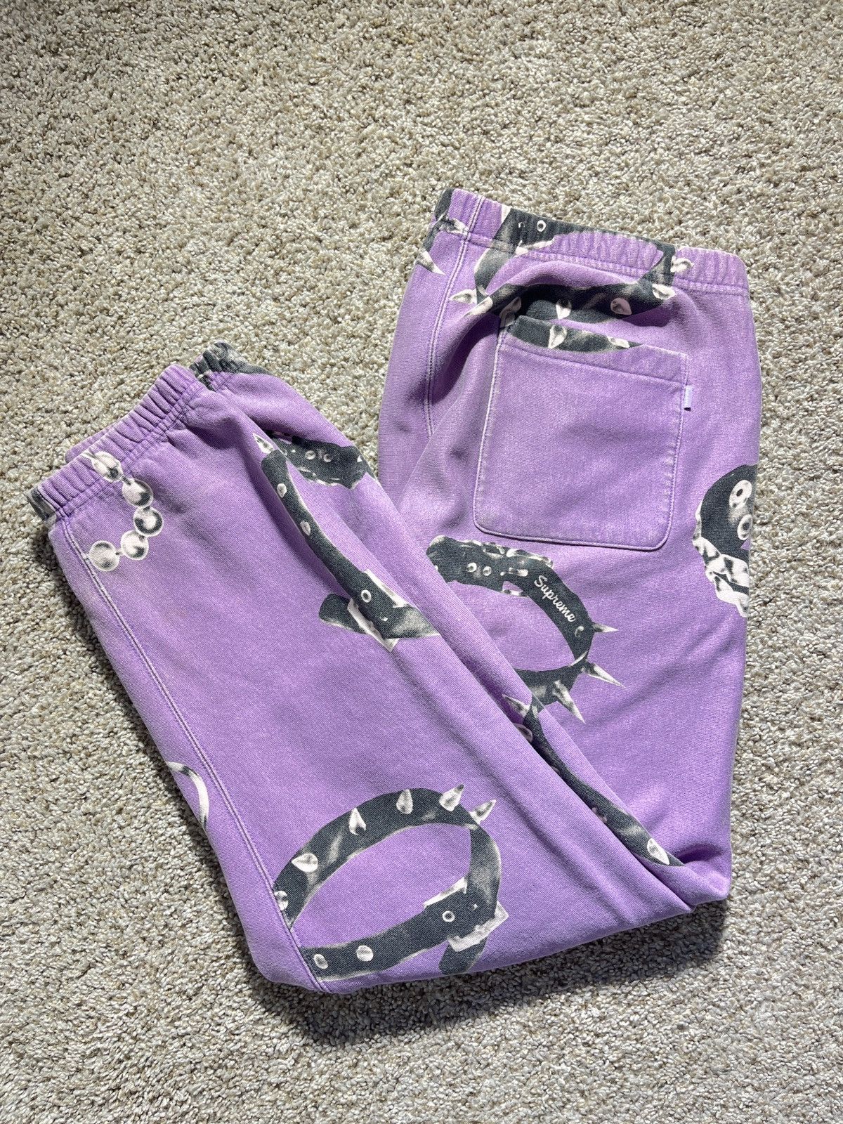 Supreme Supreme studded/spiked collar sweatpants S Size US 32 / EU 48 - 5 Thumbnail