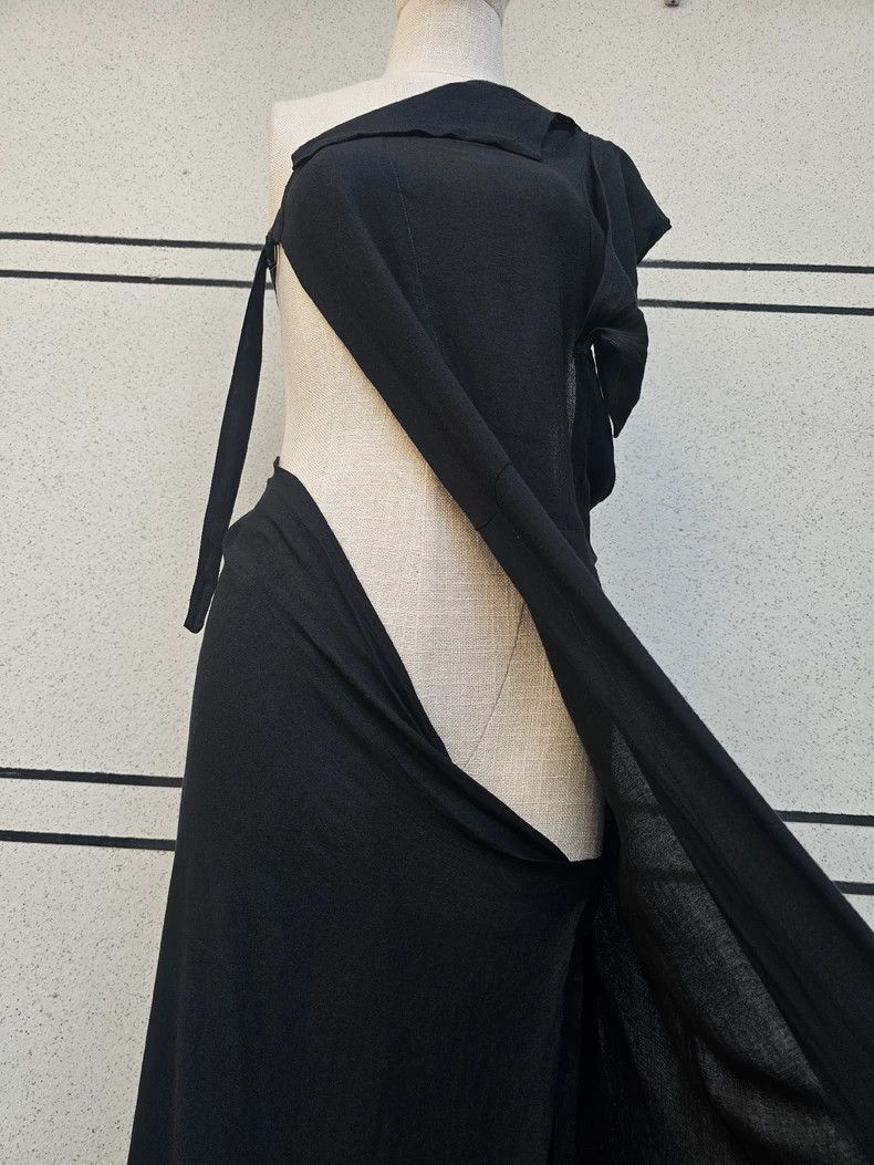 Ann Demeulemeester Ann Demeulemeester Deconstructed Long Dress-2506 Size XXS / US 00 / IT 34 - 8 Thumbnail