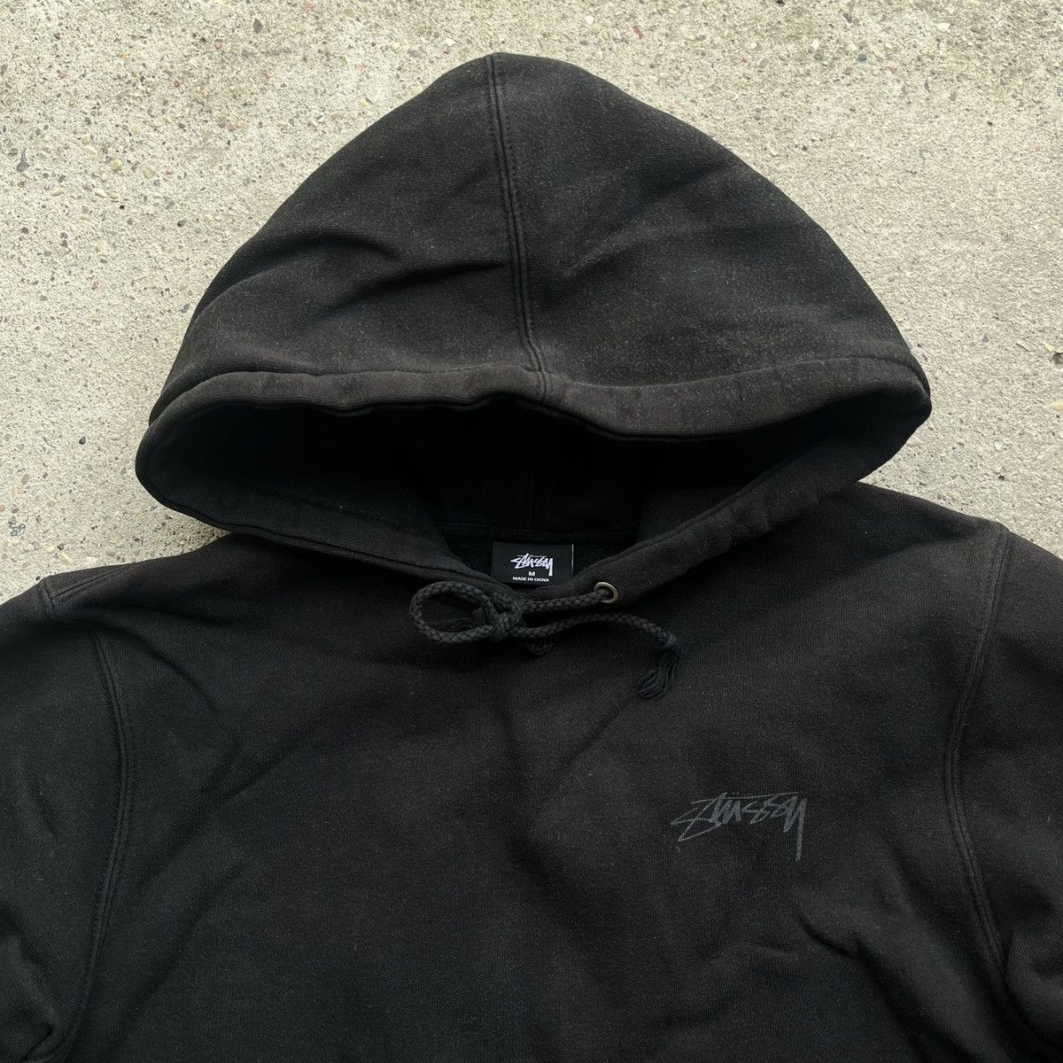 Stussy Stussy black graffiti back logo hoodie sweatshirt Size US M / EU 48-50 / 2 - 3 Thumbnail