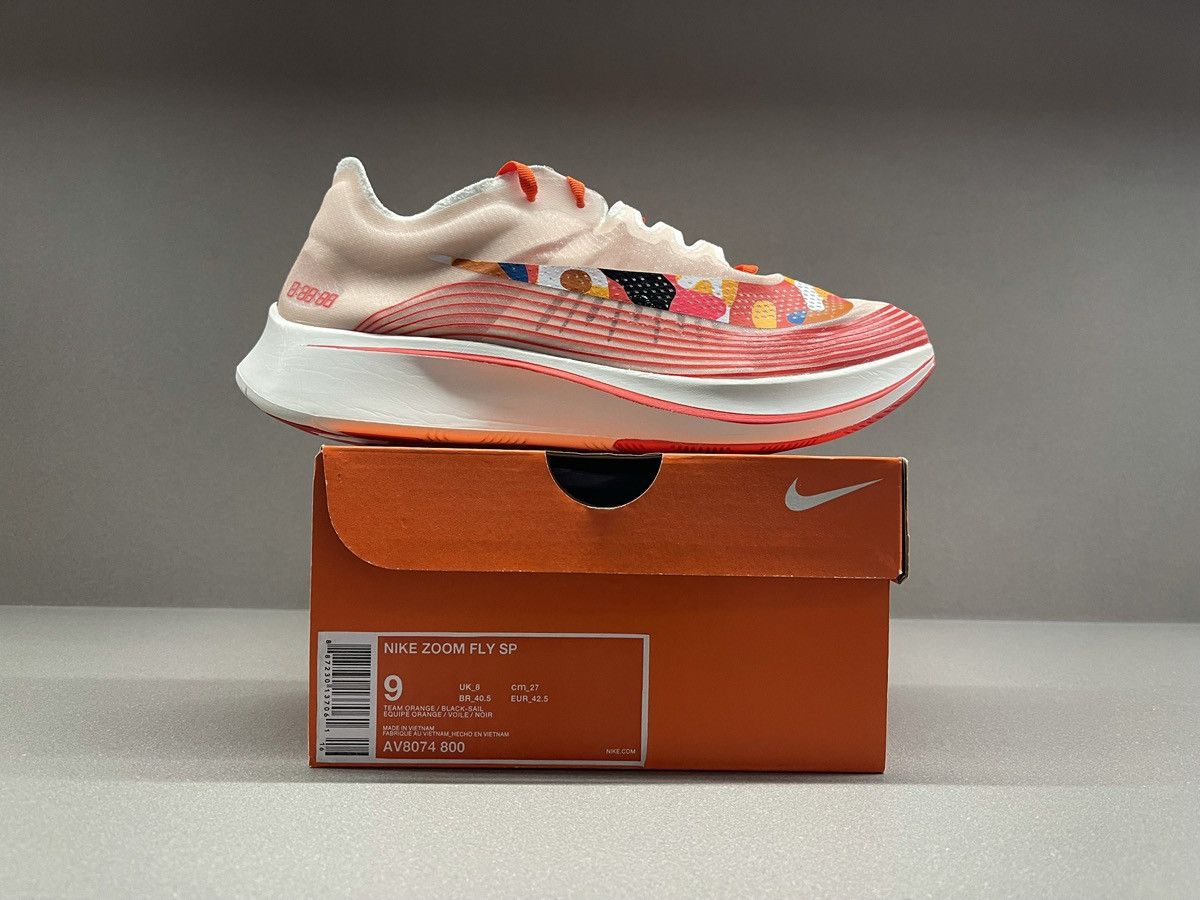 Nike Nike Zoom Fly Camo Swoosh Orange Size US 9 / EU 42 - 3 Thumbnail