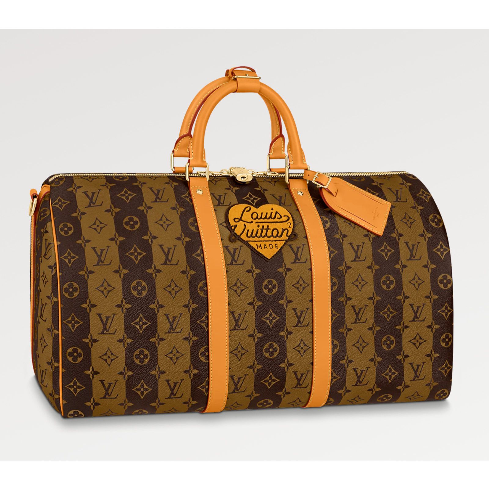 Louis Vuitton Louis Vuitton Keepall Bandouliere Monogram Heart Travel Bag Size ONE SIZE - 3 Thumbnail