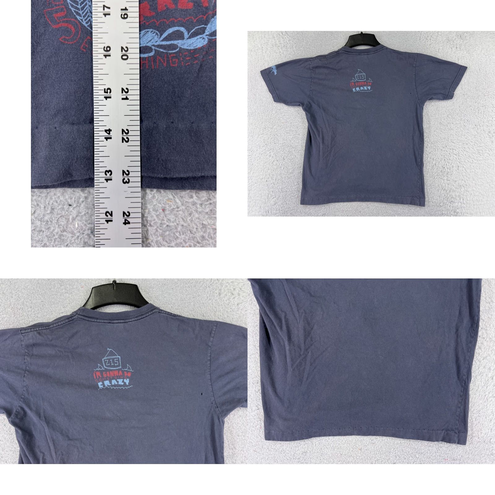 Bdg BDG Shirt Womens M Blue Casual Short Sleeve Crew Neck Pullover Cotton Blend Jersey T-Shirt USA Made Basic Size M / US 6-8 / IT 42-44 - 9 Thumbnail