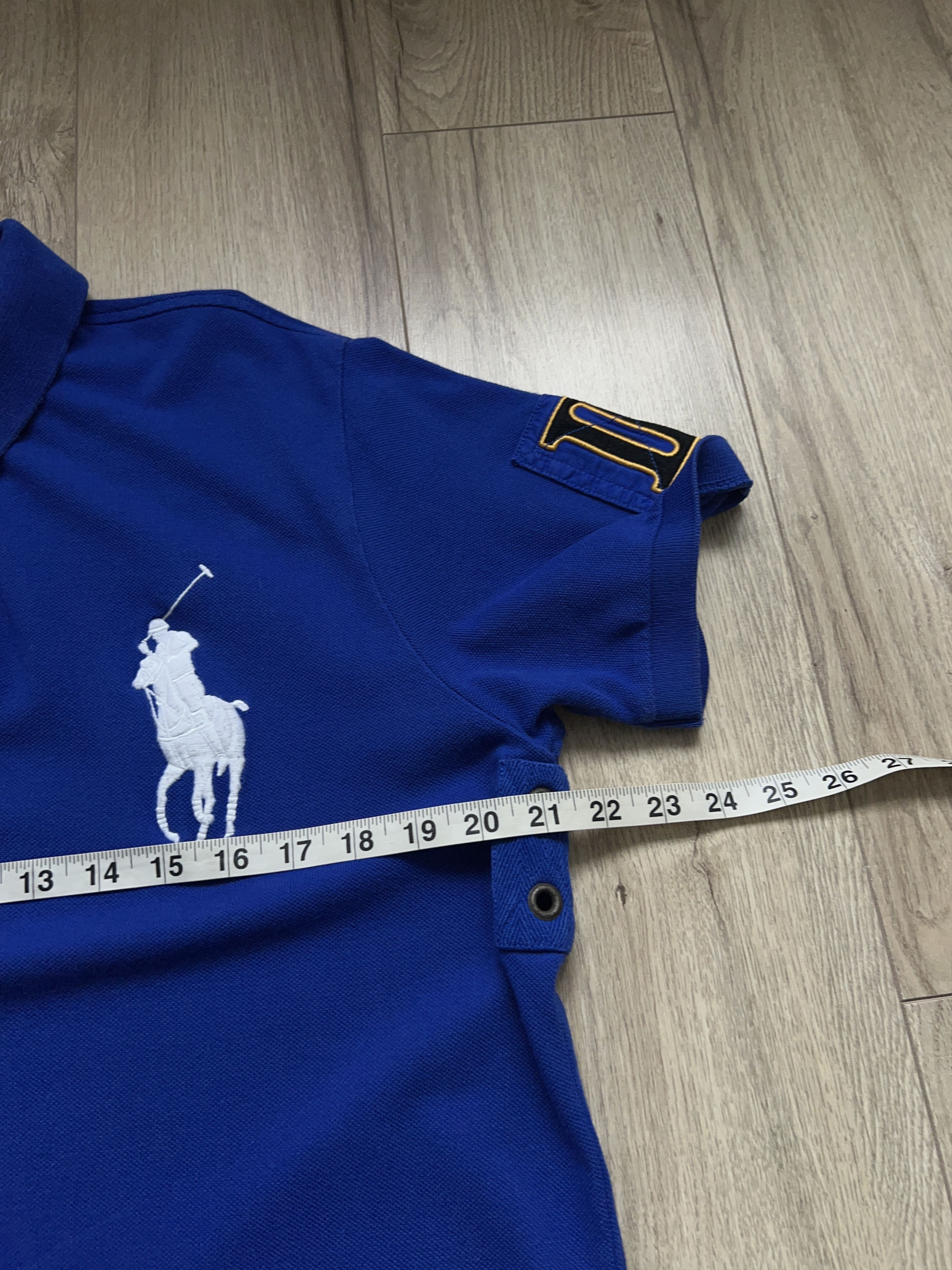 Polo Ralph Lauren × Vintage mens Classic T Shirt Tee Rugby Snow Challenge Blue Size US L / EU 52-54 / 3 - 6 Thumbnail