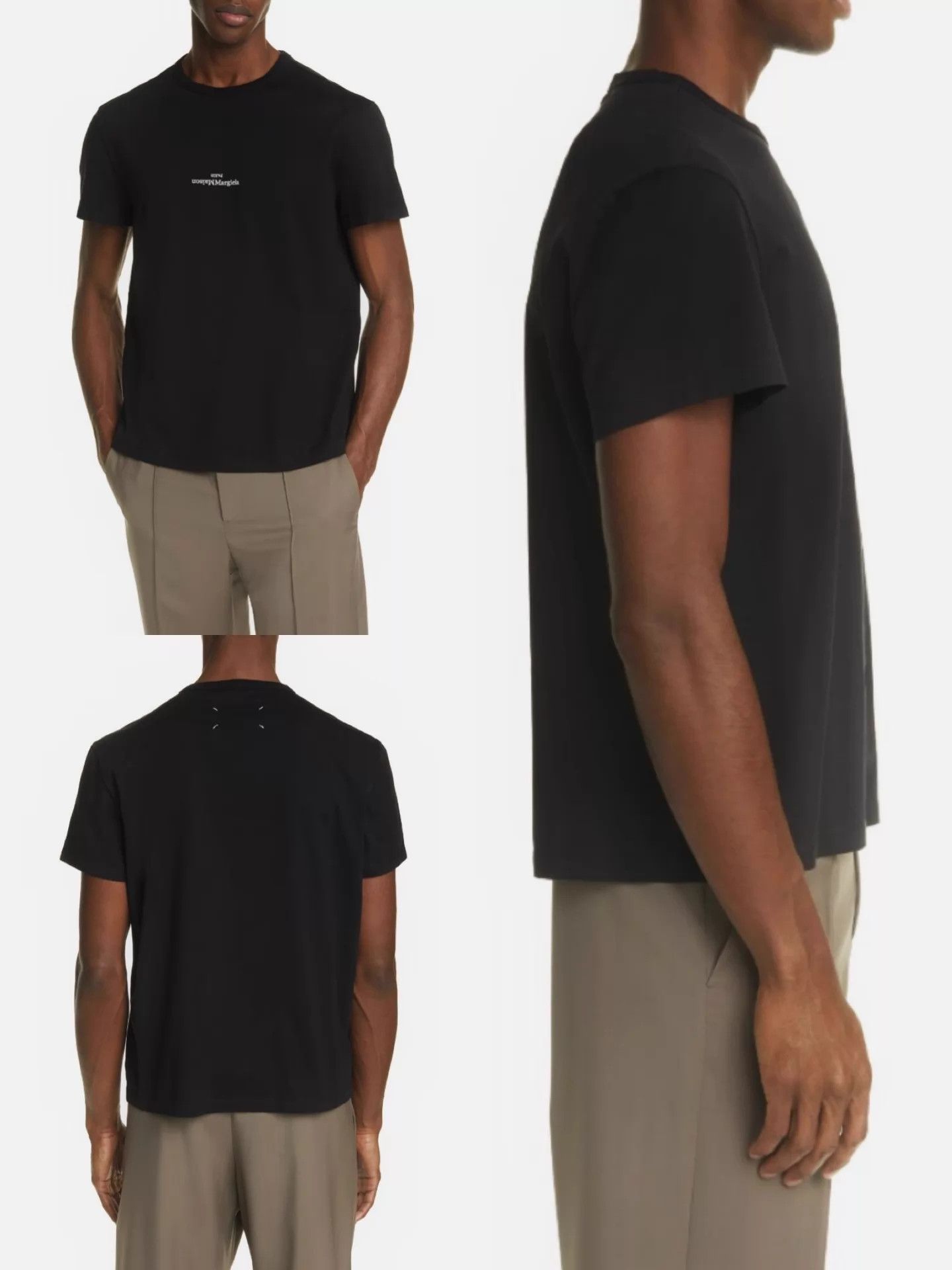 Maison Margiela Maison Margiela S/S22 Inverted Logo Tee Size US M / EU 48-50 / 2 - 7 Thumbnail