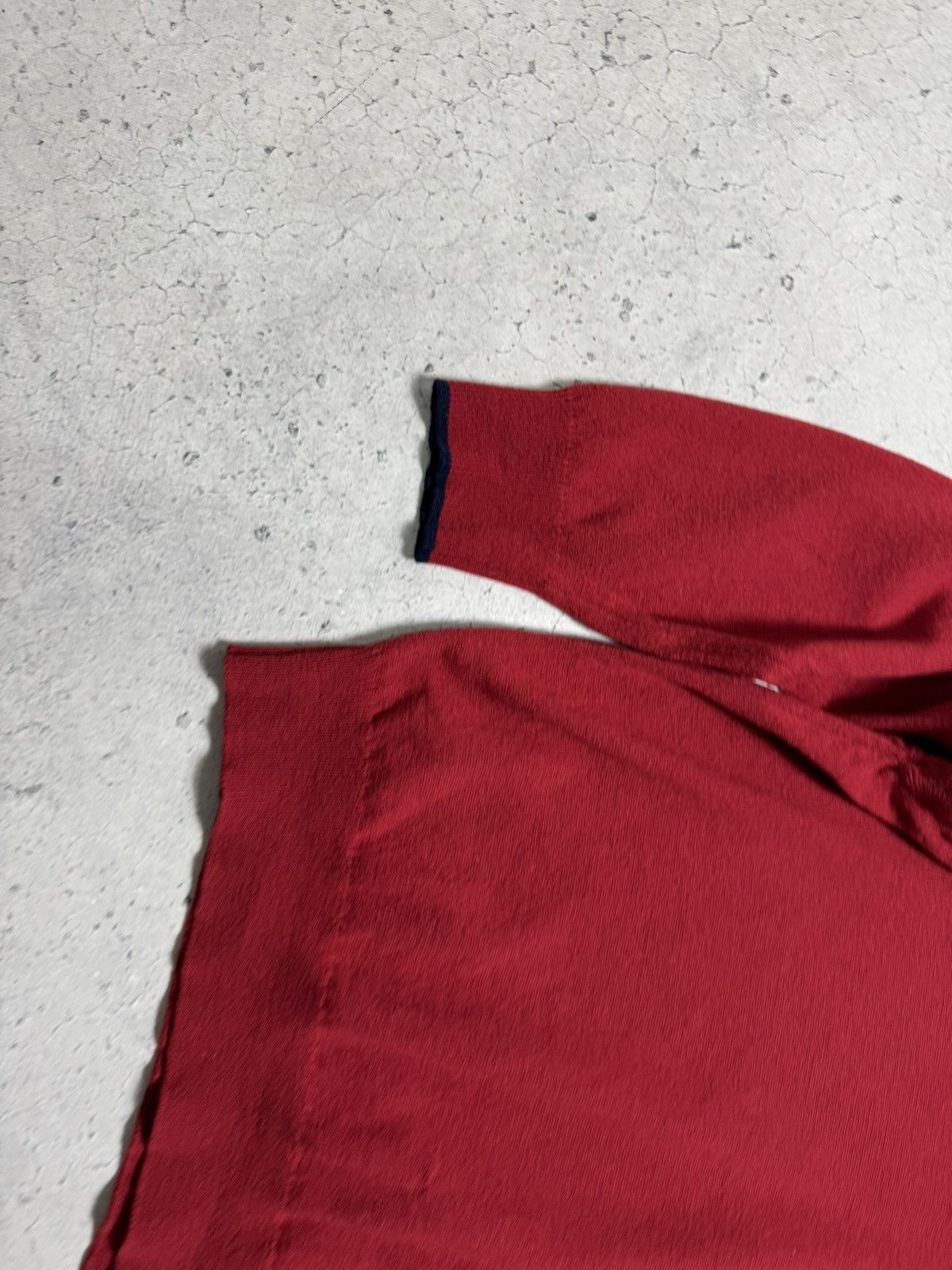 Burberry Burberrys Golf Vintage 90’s Polo Long Sleeve Sweater Wool Size US L / EU 52-54 / 3 - 2 Thumbnail