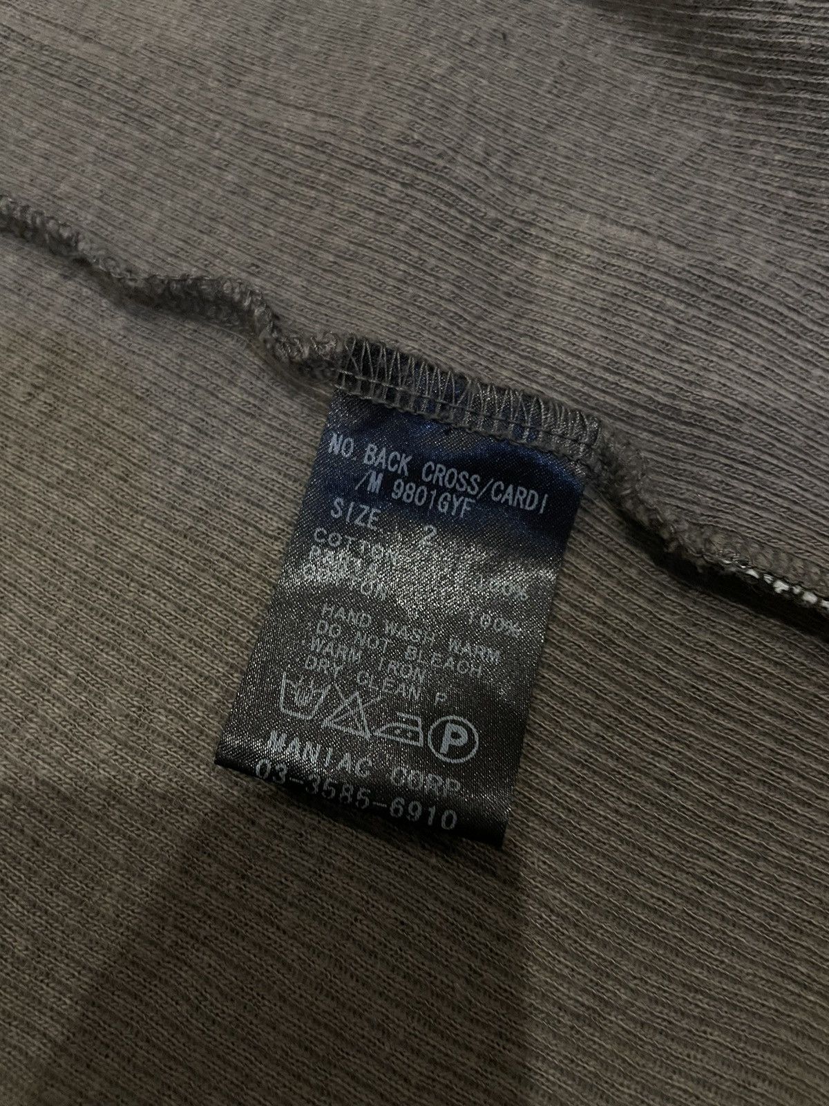 Le Grande Bleu (L.G.B.) LGB cross cardigan Size US M / EU 48-50 / 2 - 3 Thumbnail