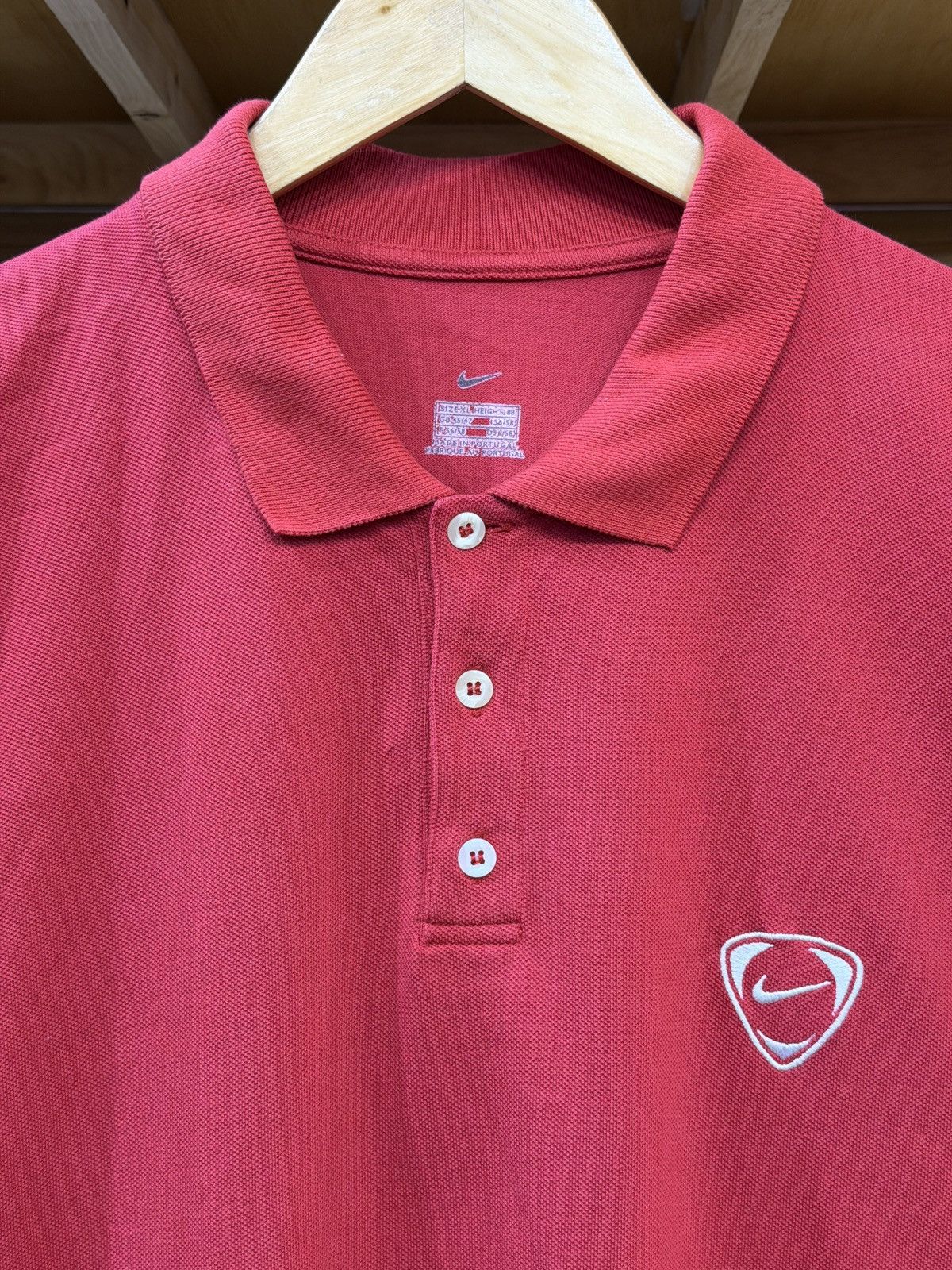 Nike Vintage Nike Total 90 Logo Polo Shirt Size US XL / EU 56 / 4 - 3 Thumbnail
