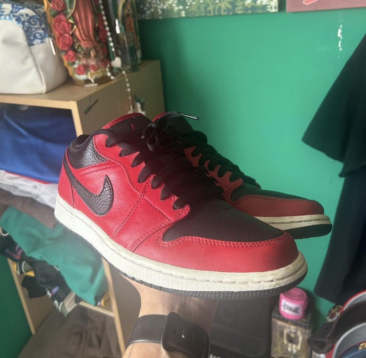 Jordan Brand Jordan 1 red and black Size US 9 / EU 42 - 1 Thumbnail