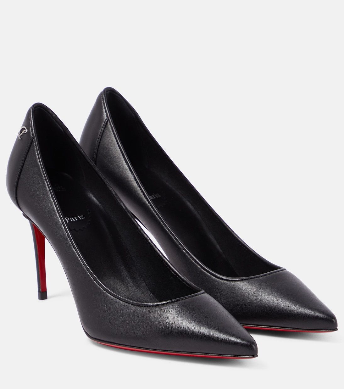 image of Christian Louboutin 85Mm Sporty Kate Leather Pumps Shoes in Black, Women's (Size 11)