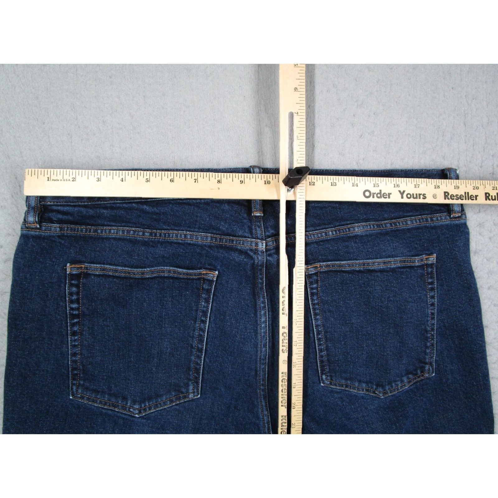 Outerknown Outerknown Jeans Mens 38x30 Dark Wash Local Straight Fit S.E.A. Organic Denim Size US 38 / EU 54 - 6 Thumbnail