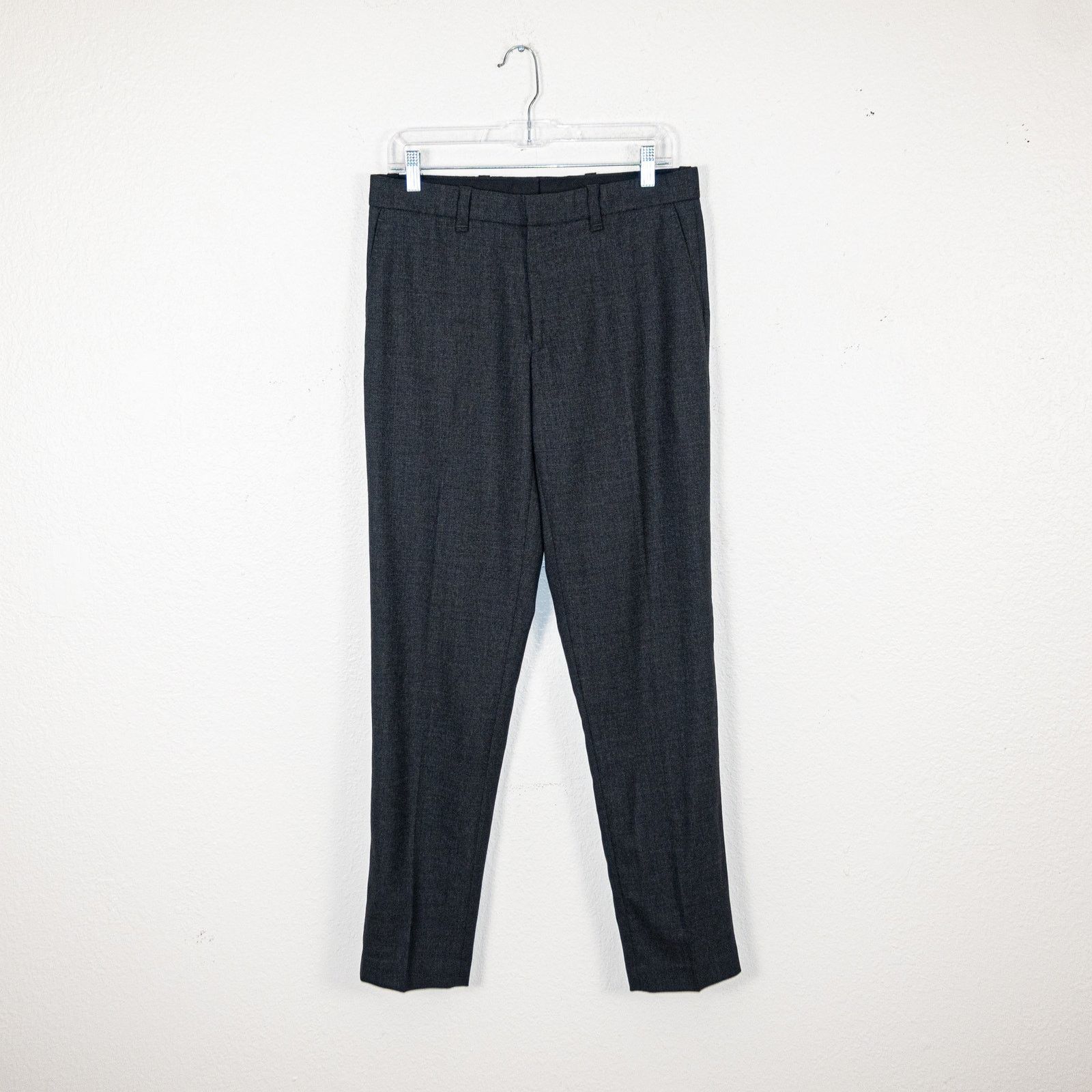 Rag & Bone Rag & Bone size 30 Charcoal Wool Trouser Pants Flat front Size US 30 / EU 46 - 1 Thumbnail