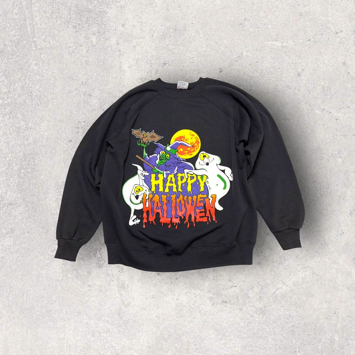 Hanes × Vintage Vintage Halloween sweatshirt Size US L / EU 52-54 / 3 - 1 Thumbnail