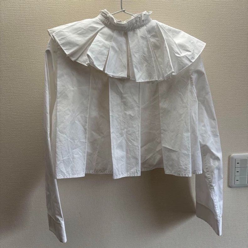 Jil Sander Jil Sander size 32 White shirt top Size 4XL / US 24-26 - 4 Thumbnail
