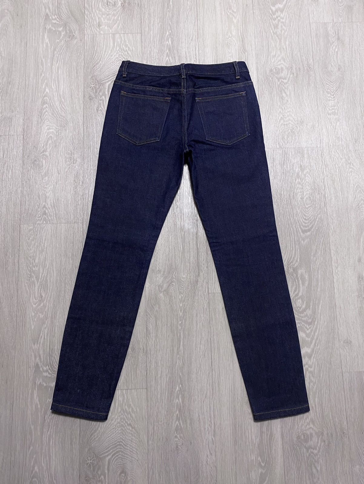 A.P.C. Womens A.P.C. APC Rue Madame Paris Slim Fit Navy Denim Jeans Size 28" / US 6 / IT 42 - 4 Thumbnail