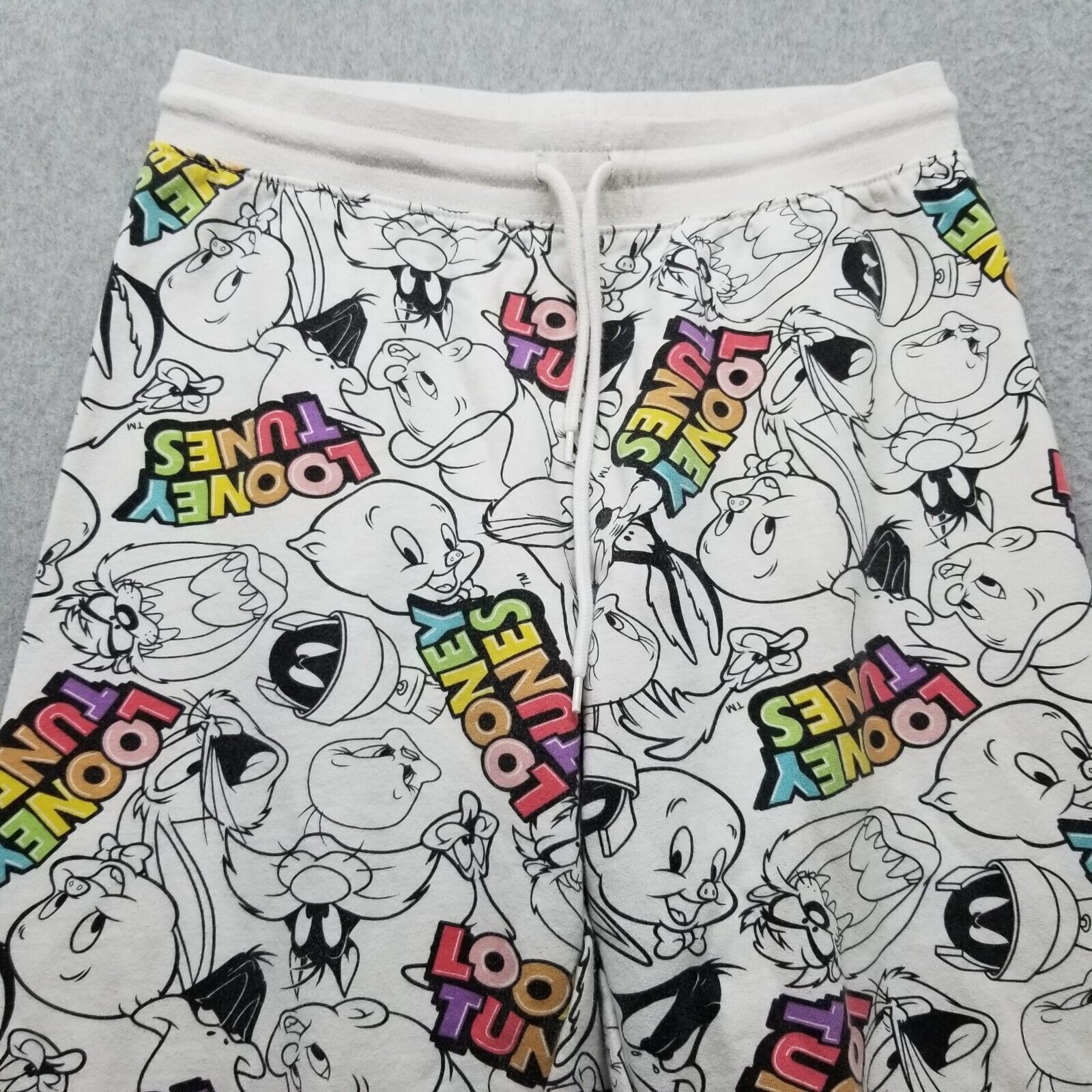 Other Looney Tunes Sweatpants Womens Drawstring All Over Print Size 28" / US 6 / IT 42 - 4 Thumbnail