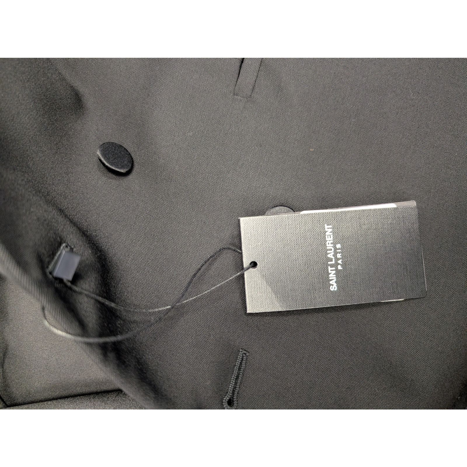 Saint Laurent Paris o1rshd1 Tuxedo Deneuve Grain De Poudre Organique Jacket Size US L / EU 52-54 / 3 - 14 Thumbnail