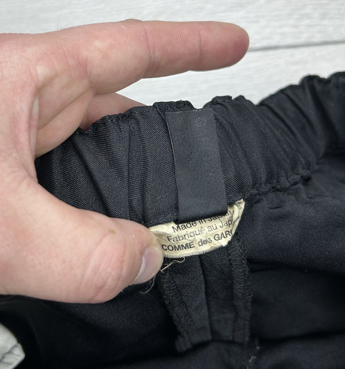 Comme des Garcons × Vintage Comme des Garcons Vintage Japanese Black Pant Size S Size US 31 - 3 Thumbnail