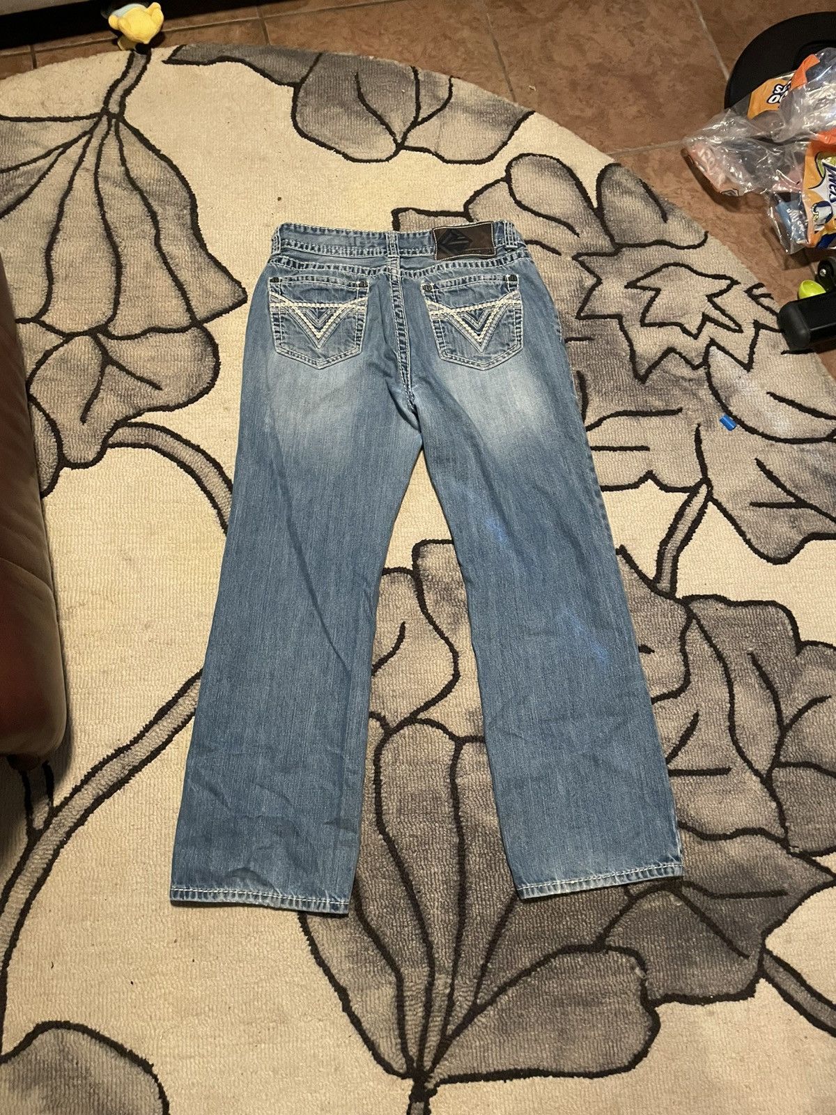 Rock & Republic Rock&Roll jeans cowboy denim double barrel Size US 33 - 1 Thumbnail