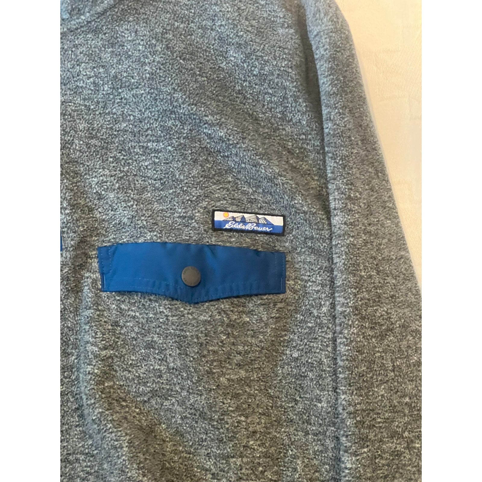 Eddie Bauer Eddie Bauer 1/4 Button Knit Sweater/Fleece Mens L Size US L / EU 52-54 / 3 - 3 Thumbnail
