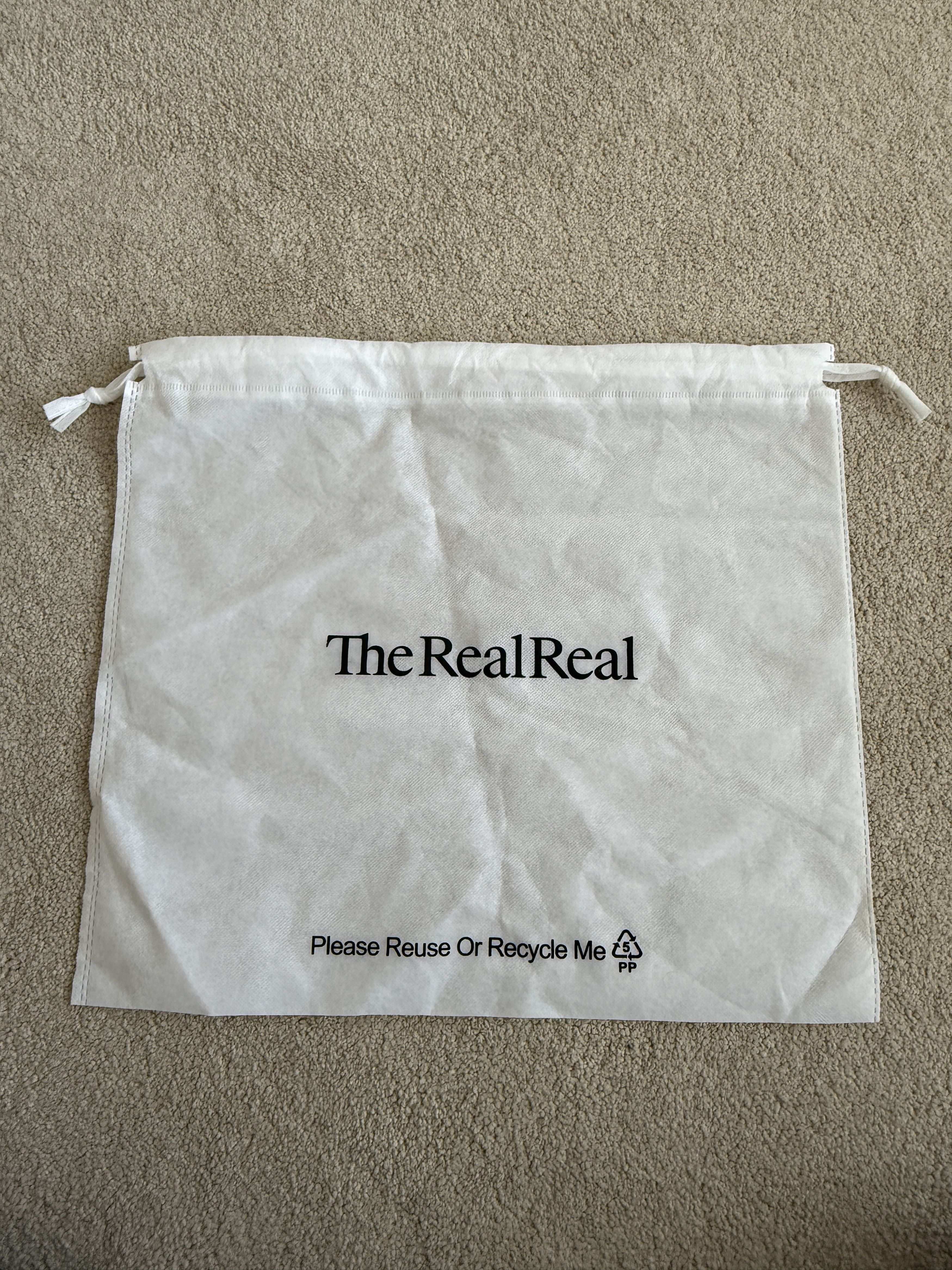 Other Authentic TheRealReal White Cloth Storage Dust Bag Size ONE SIZE - 1 Thumbnail